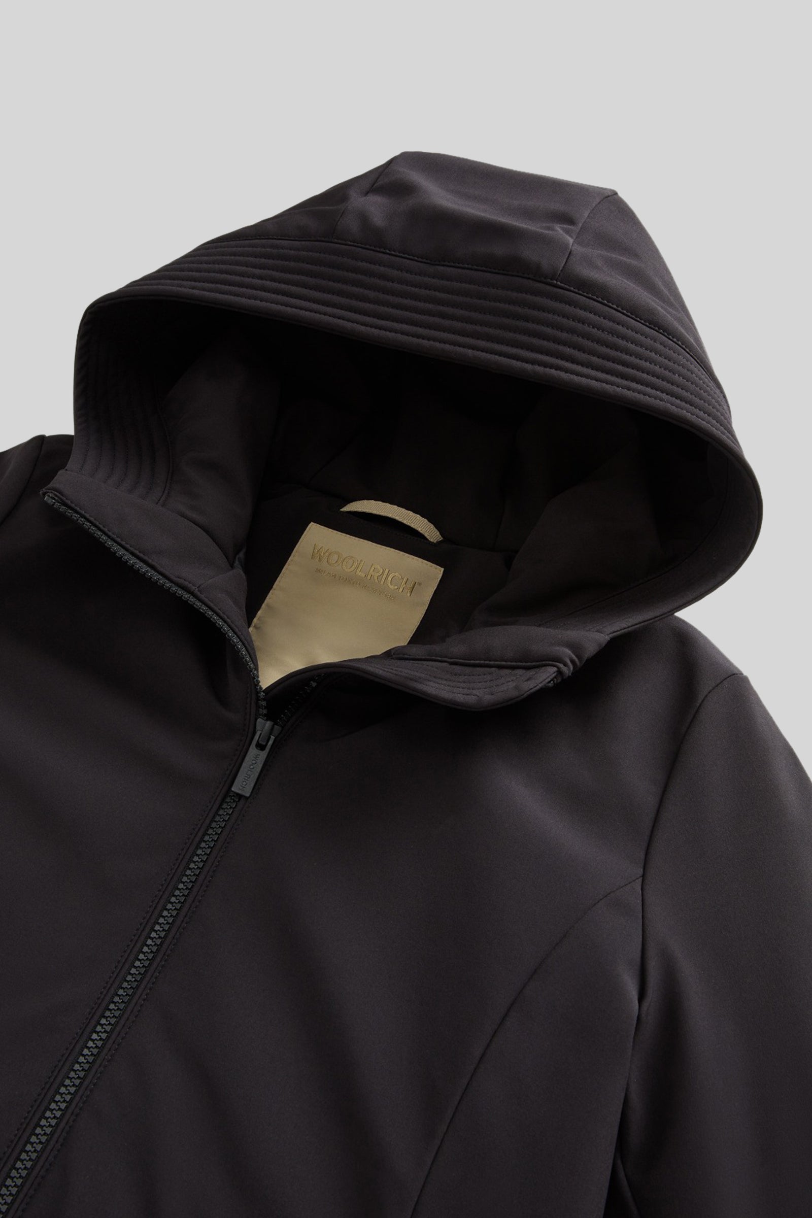 Woolrich Firth Parka In Tech Softshell Nero Donna - 4