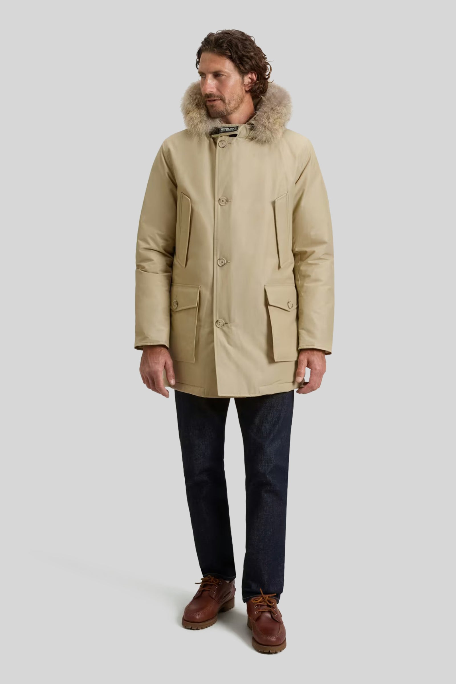 Arctic Parka In Ramar Cloth With Removable Fur - 2