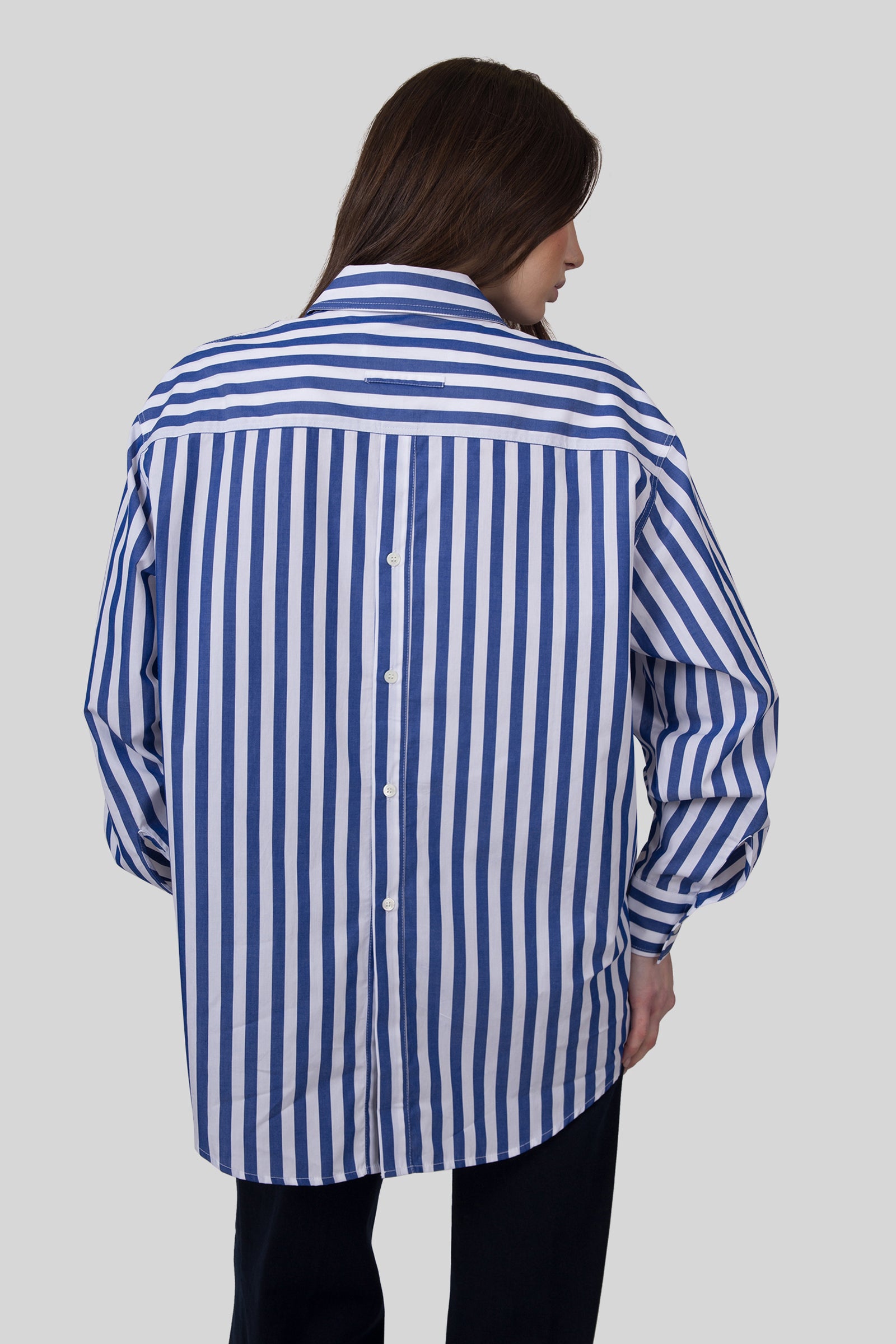 Department Five Camicia Over Sister Bianco/blu/rosso Donna - 7