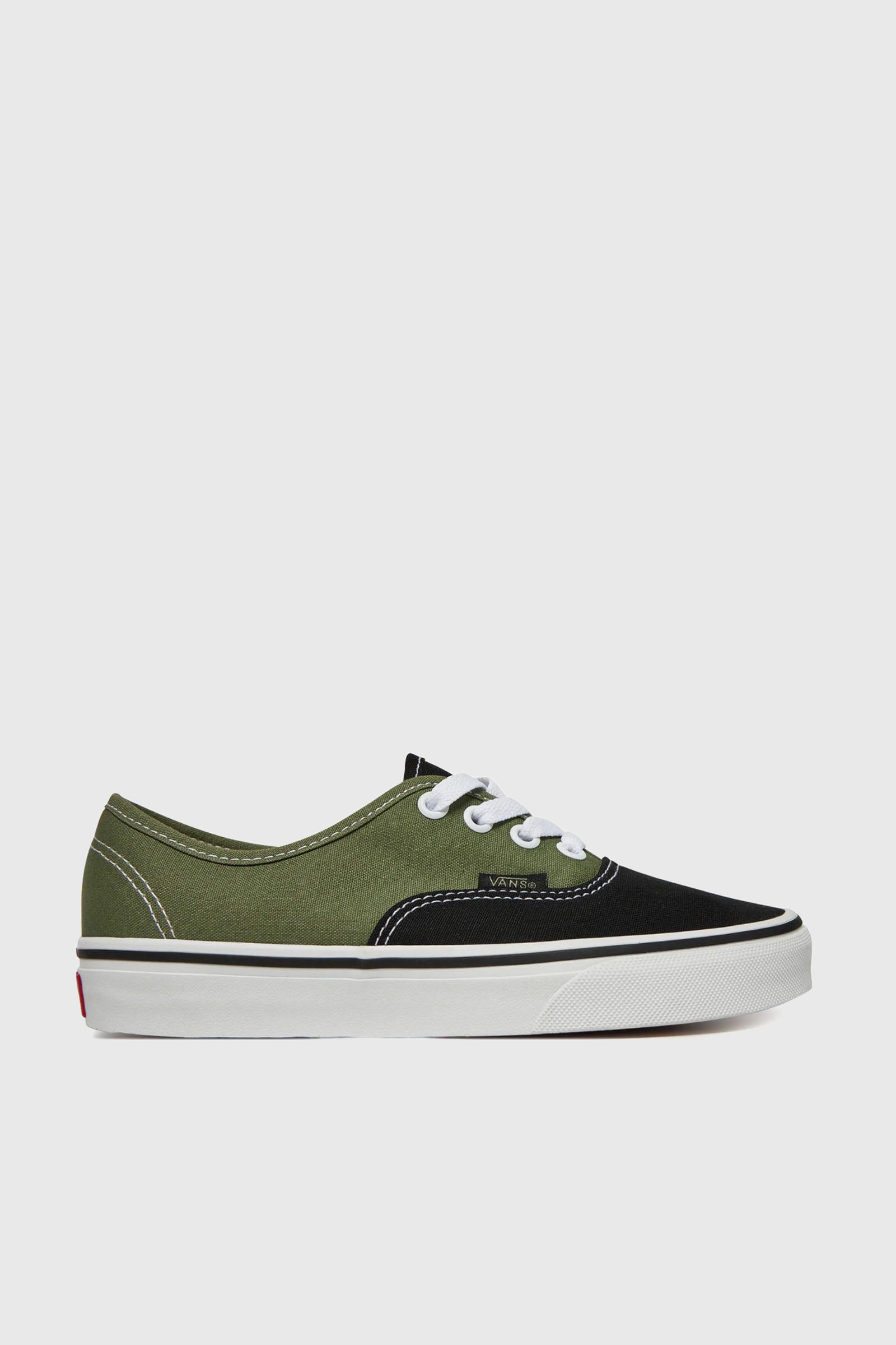 Vans "off The Wall" Sneaker Authentic Verde Militare/nero Uomo - 1