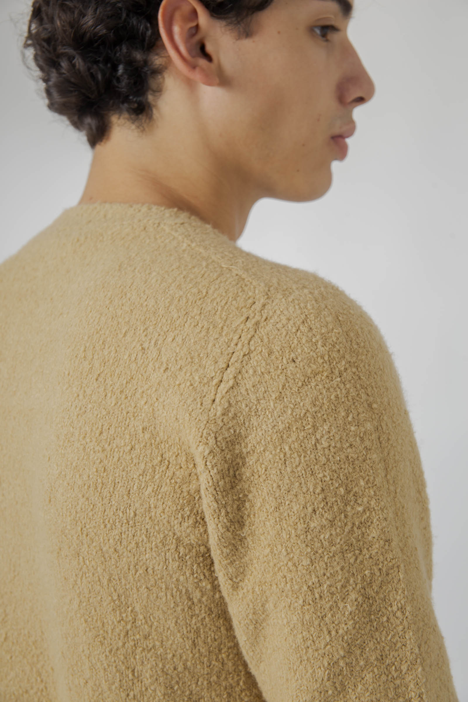 Roberto Collina Maglia Girocollo Swg Cammello Uomo - 2