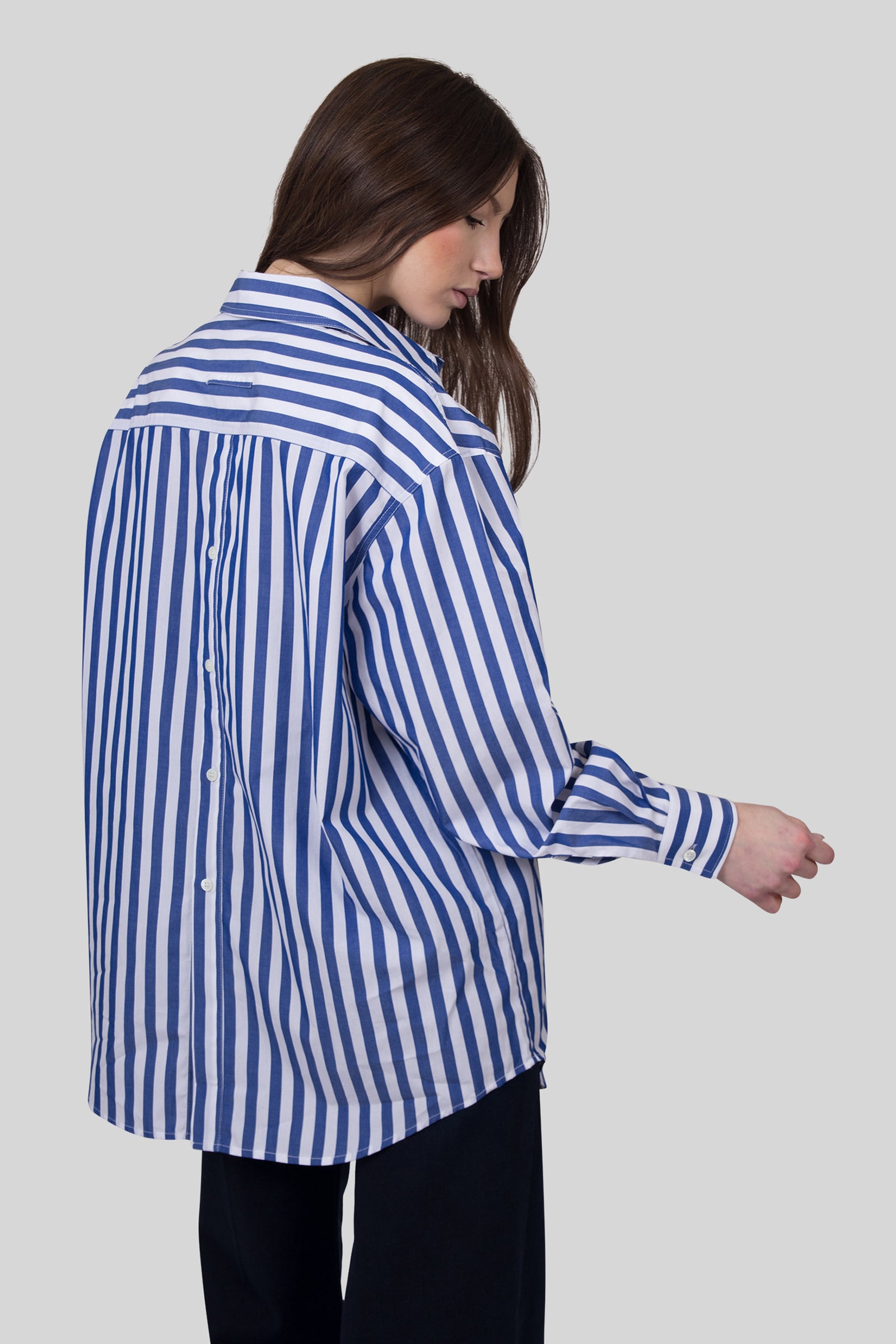 Department Five Camicia Over Sister Bianco/blu/rosso Donna - 2