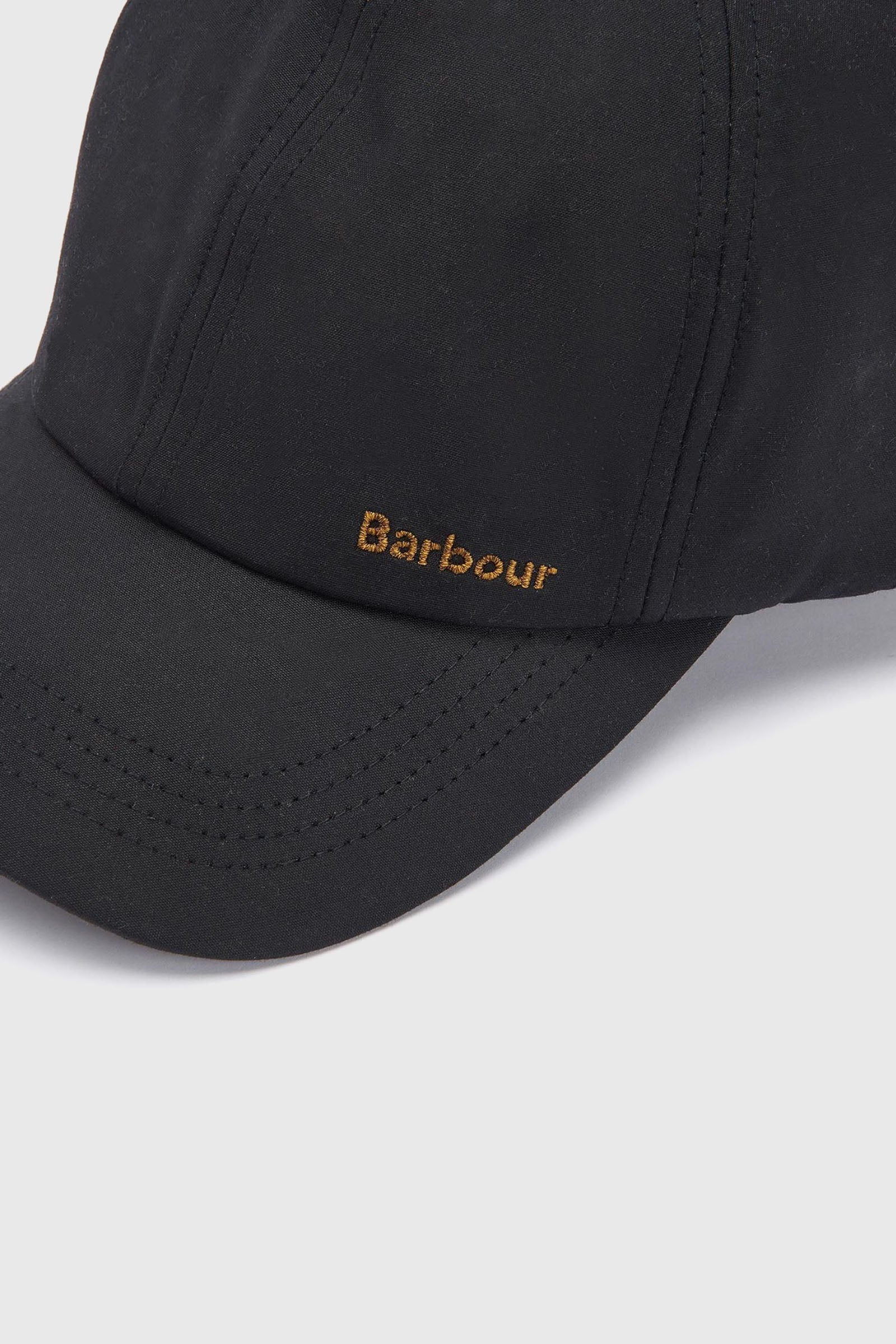 Barbour Belsay Wax Sports Hat Nero Unisex - 2