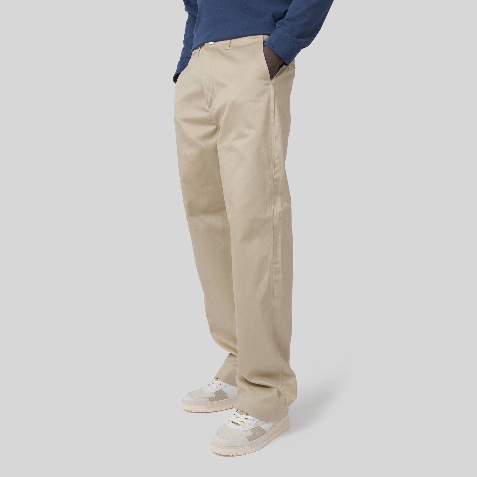 Edwin Pantalone Wide Fit Japan Khaki Uomo - 6