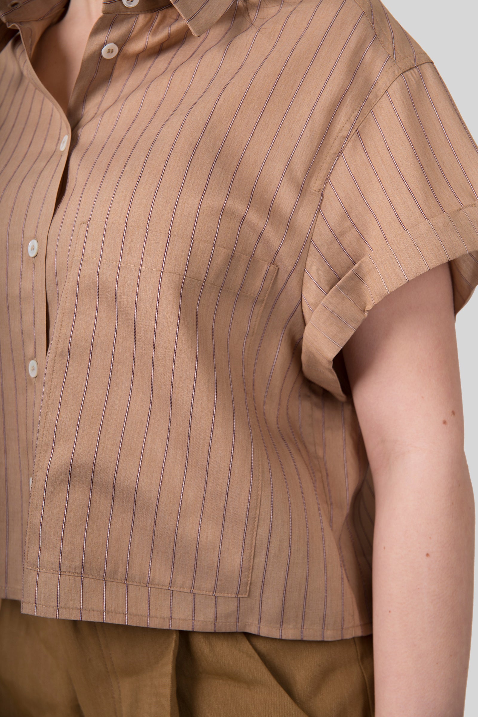 Tela Camicia Rocky Biscotto Donna - 4