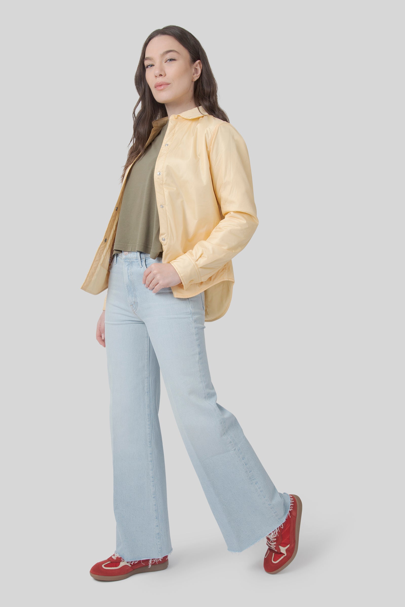 Absolut Cashmere T-shirt Lyocell Tricia Verde Oliva Donna - 2
