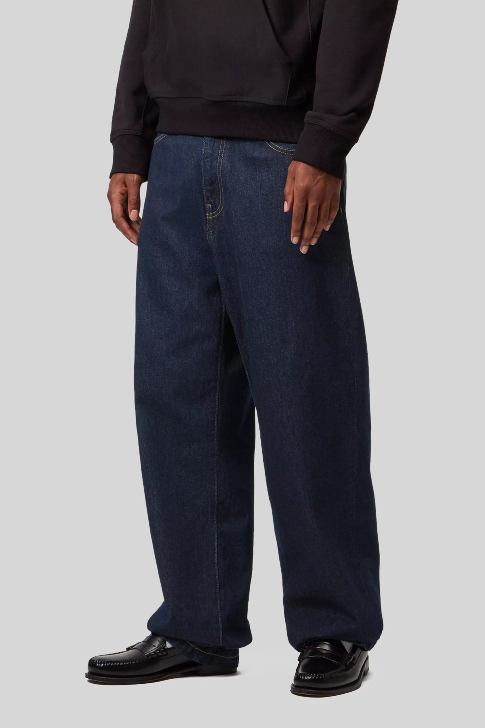 Carhartt Wip Brandon Pant Blu Medio Uomo - 1