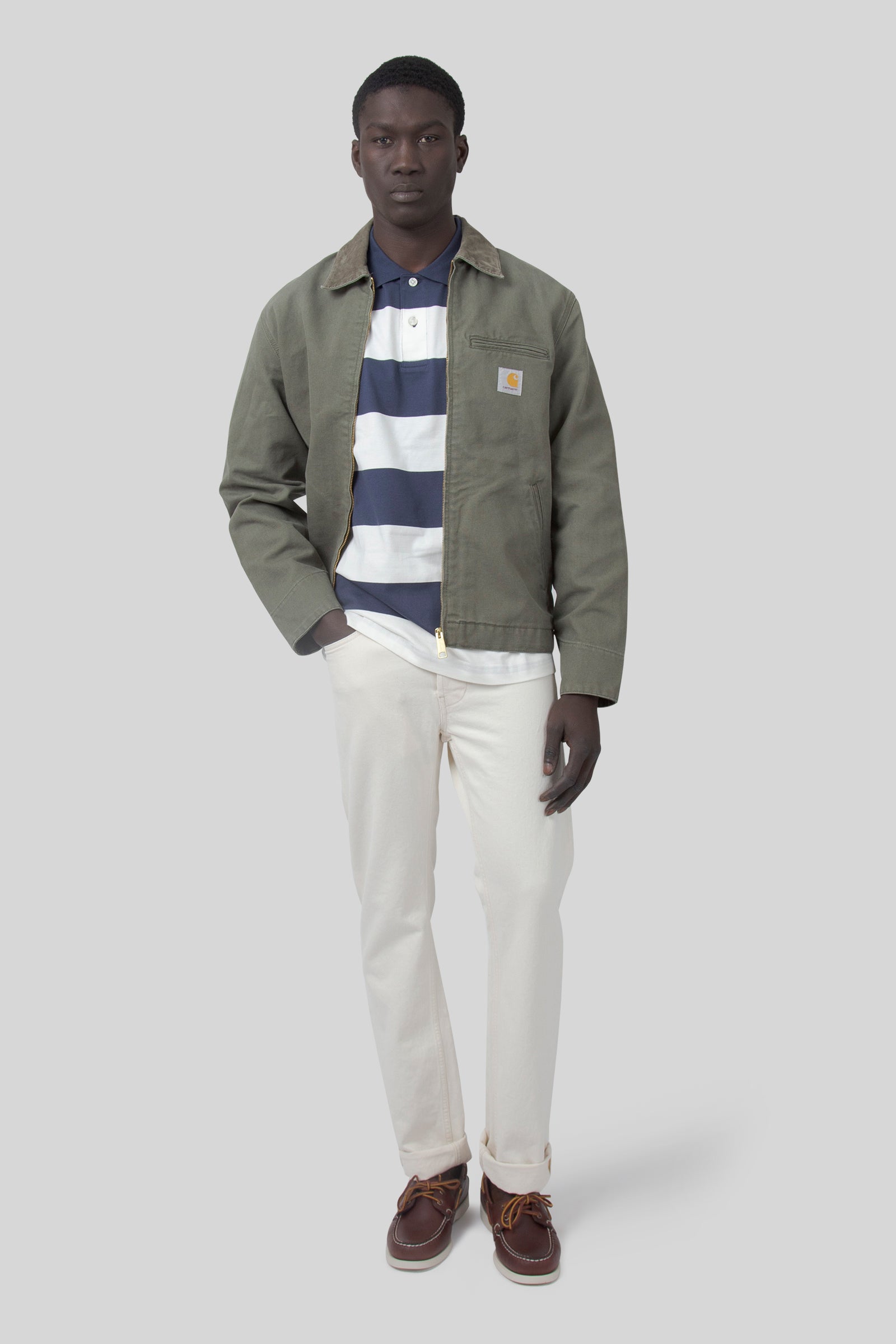 Carhartt Wip Detroit Jacket Verde Uomo - 4