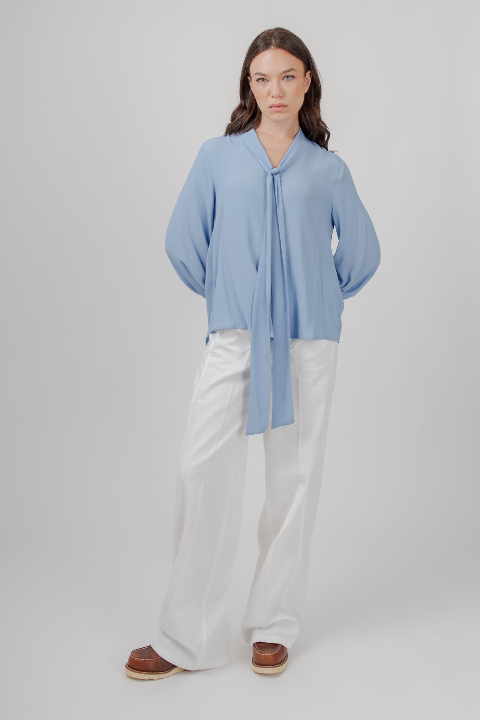 Semicouture Camicia Christine Celeste Donna - 6