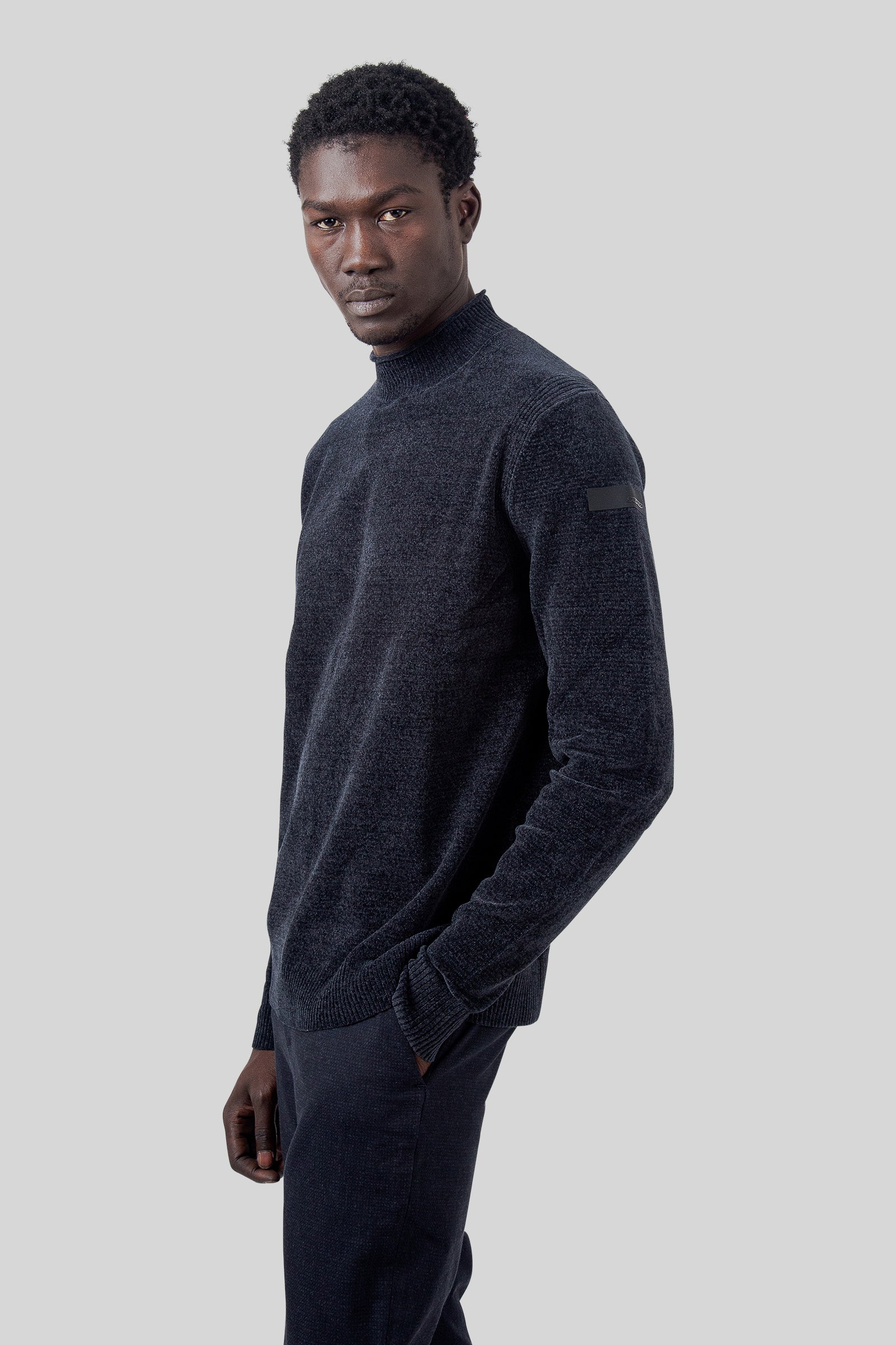 Rrd Velvet Volcano Knit Blu Scuro Uomo - 5