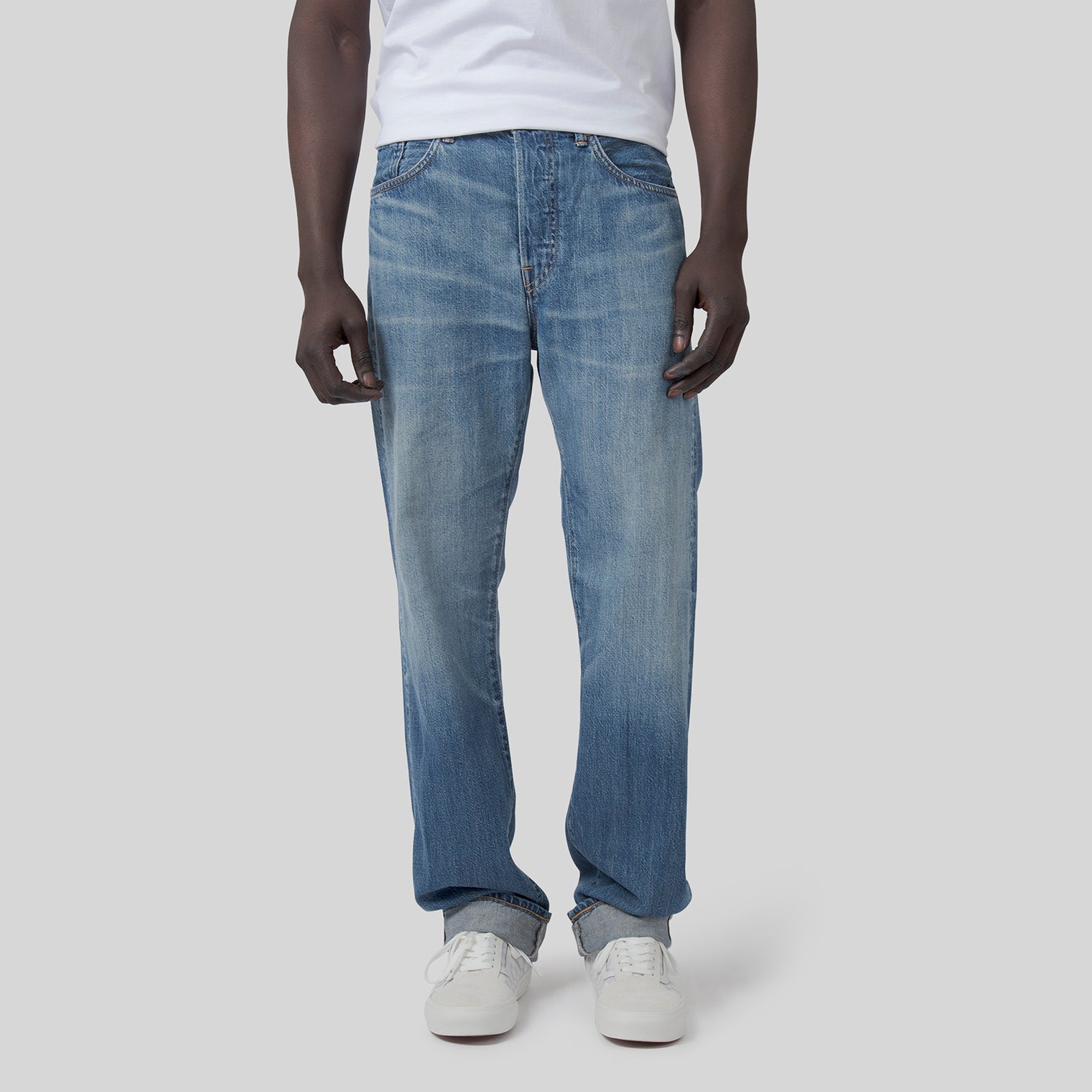 Edwin Jeans Regular Straight Japan Kaihara Indigo Lightweight 10,5 Oz Blu Chiaro Uomo - 6