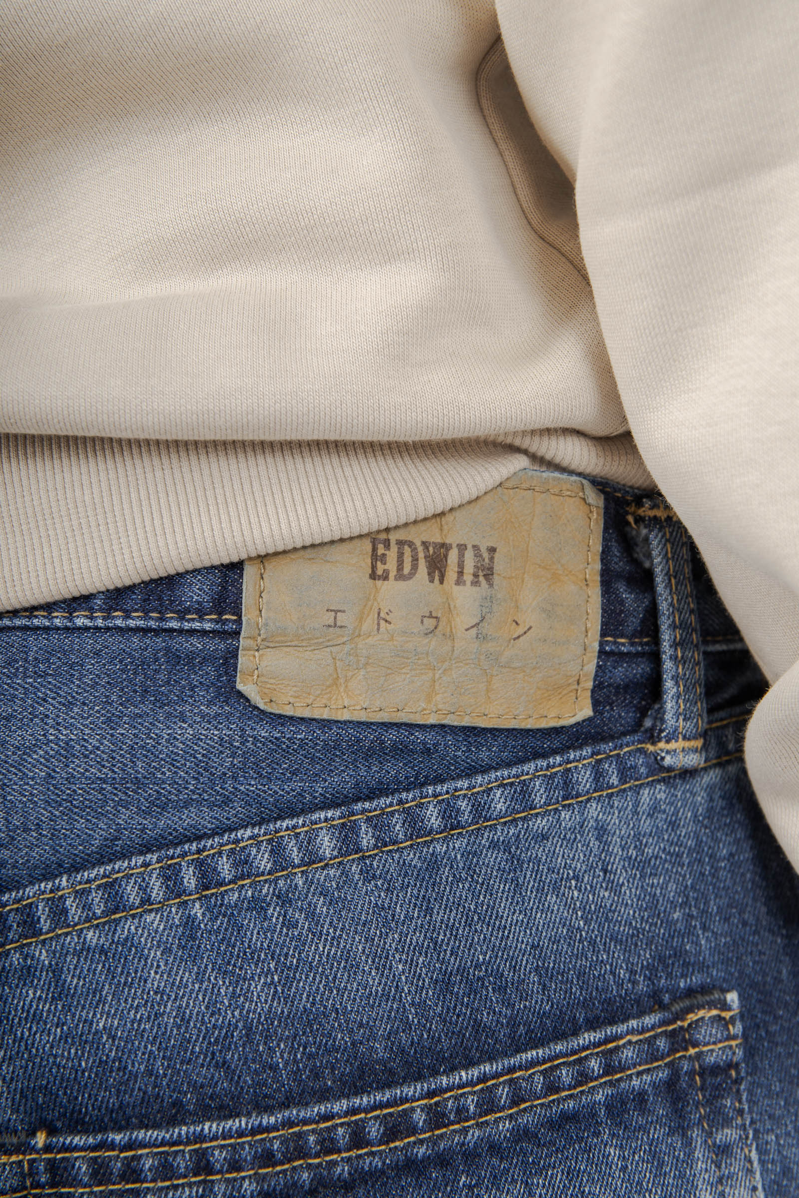 Edwin Jeans Regular Tapered Japan Blu Medio Uomo - 6