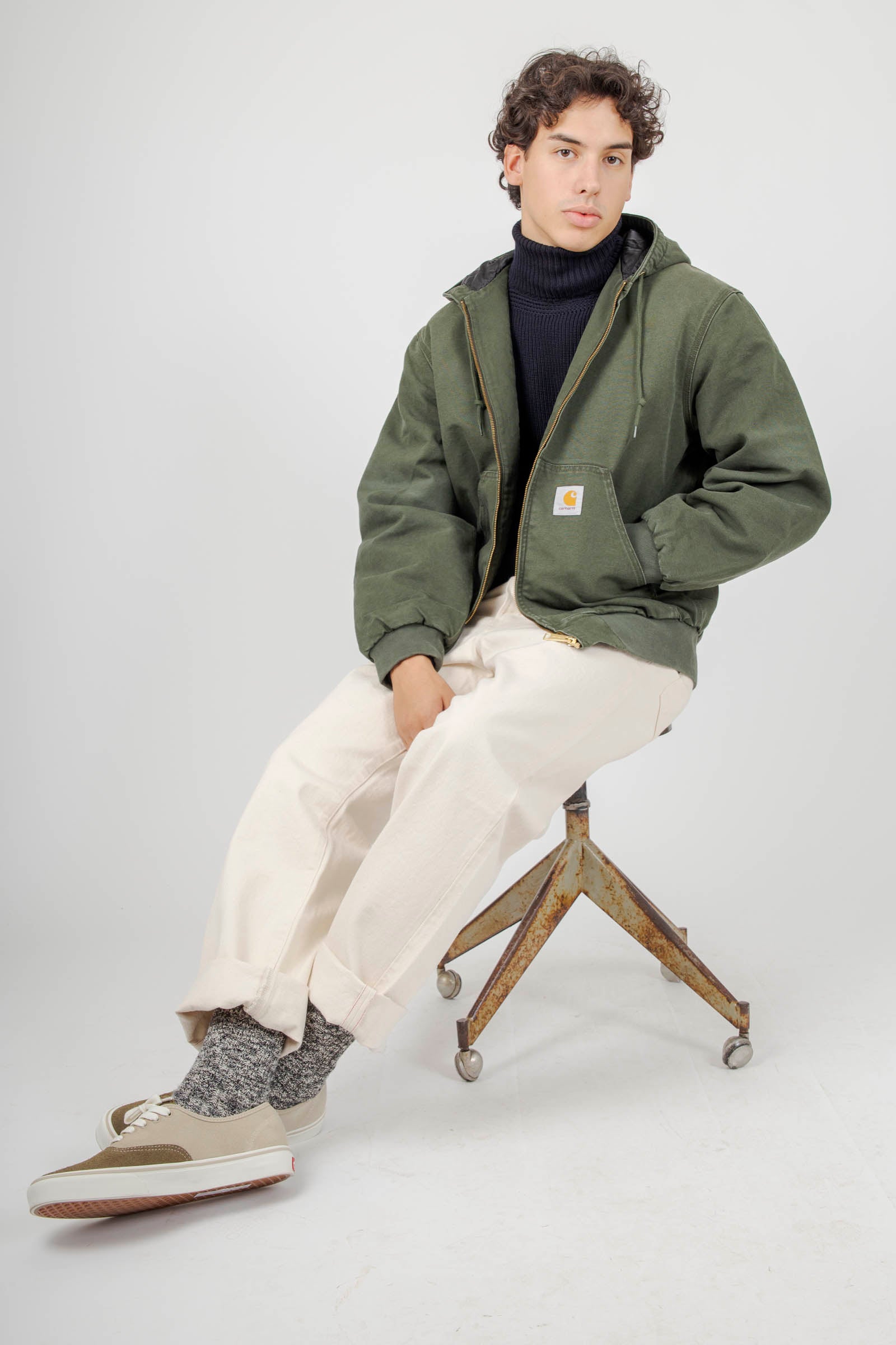Carhartt Wip Og Active Jacket Verde Oliva Uomo - 2