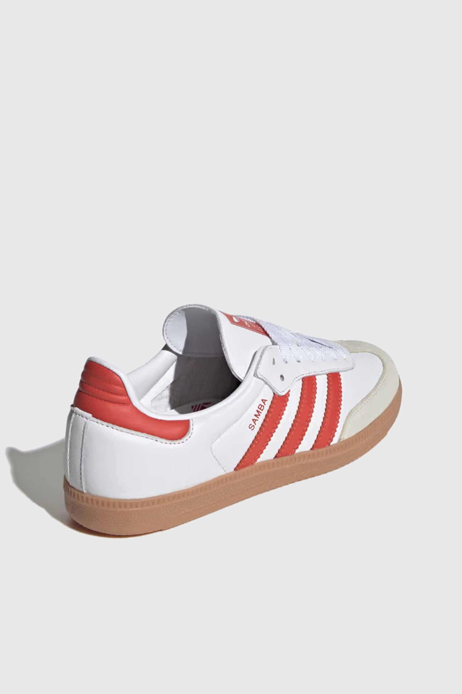 Adidas Originals Sneaker Samba Og Bianco/rosso Donna - 4