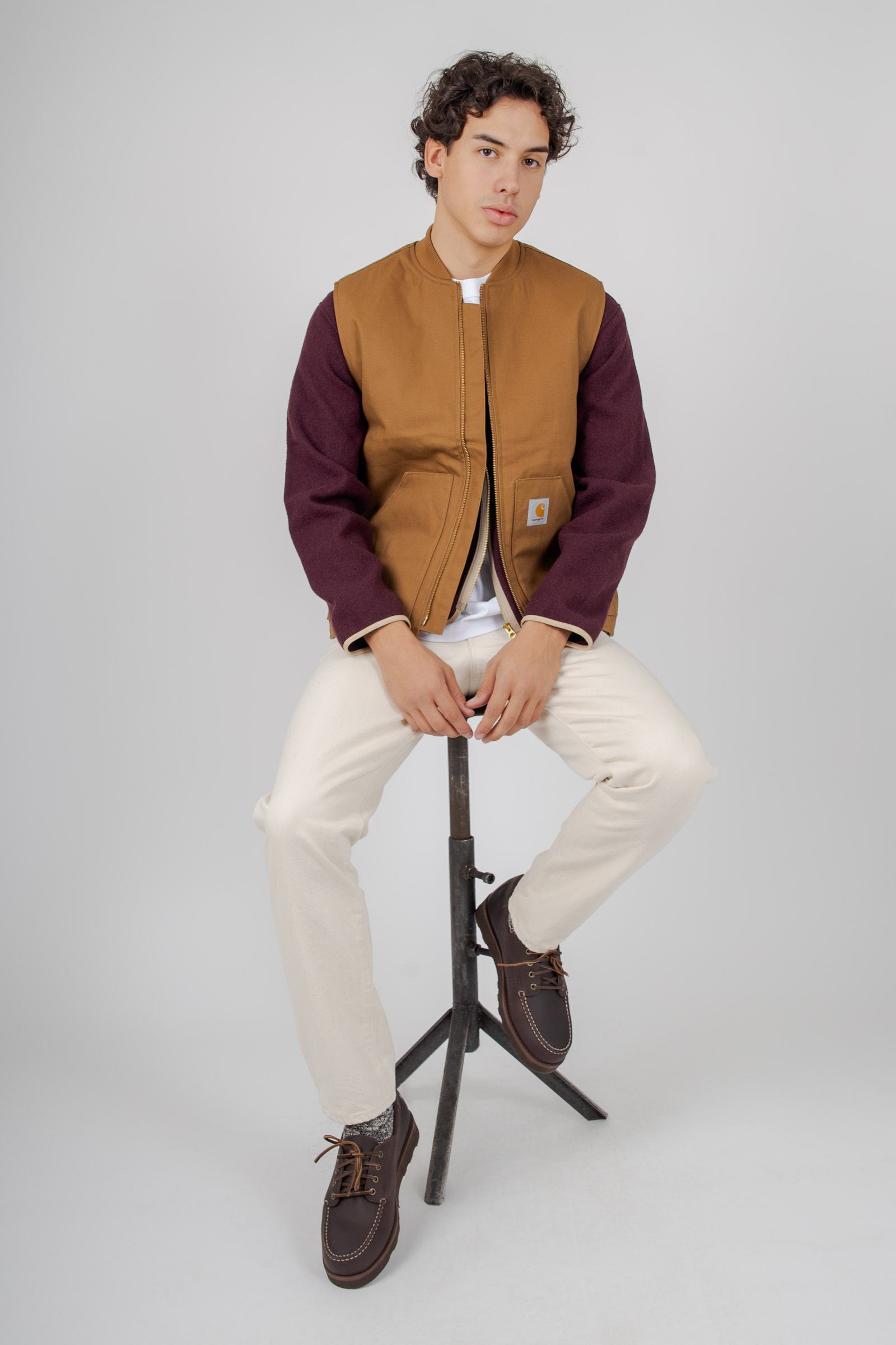 Edwin Jeans Regular Tapered Japan Bianco Off Uomo - 2