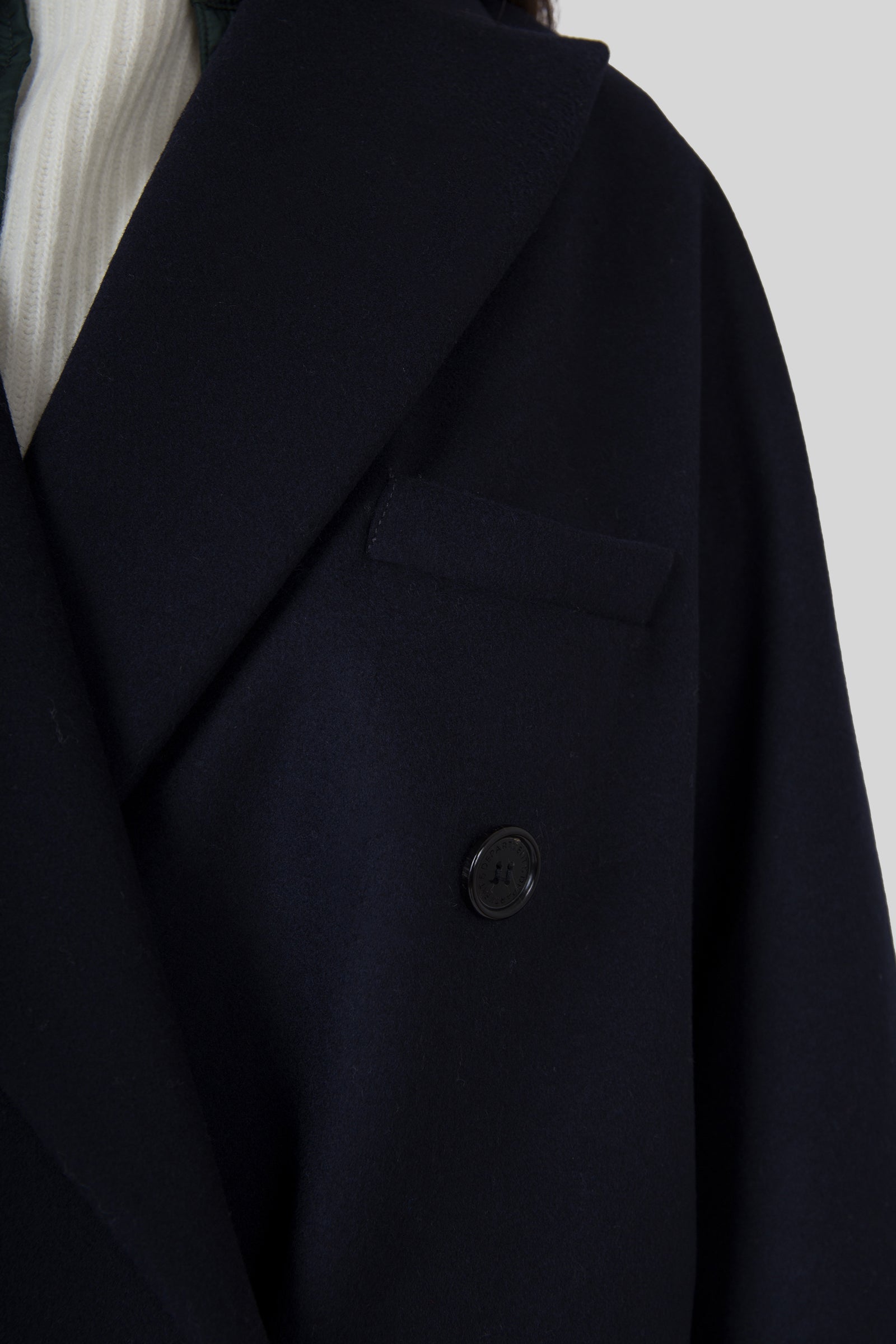 Department Five Caban Over Lamar Blu Navy Donna - 2