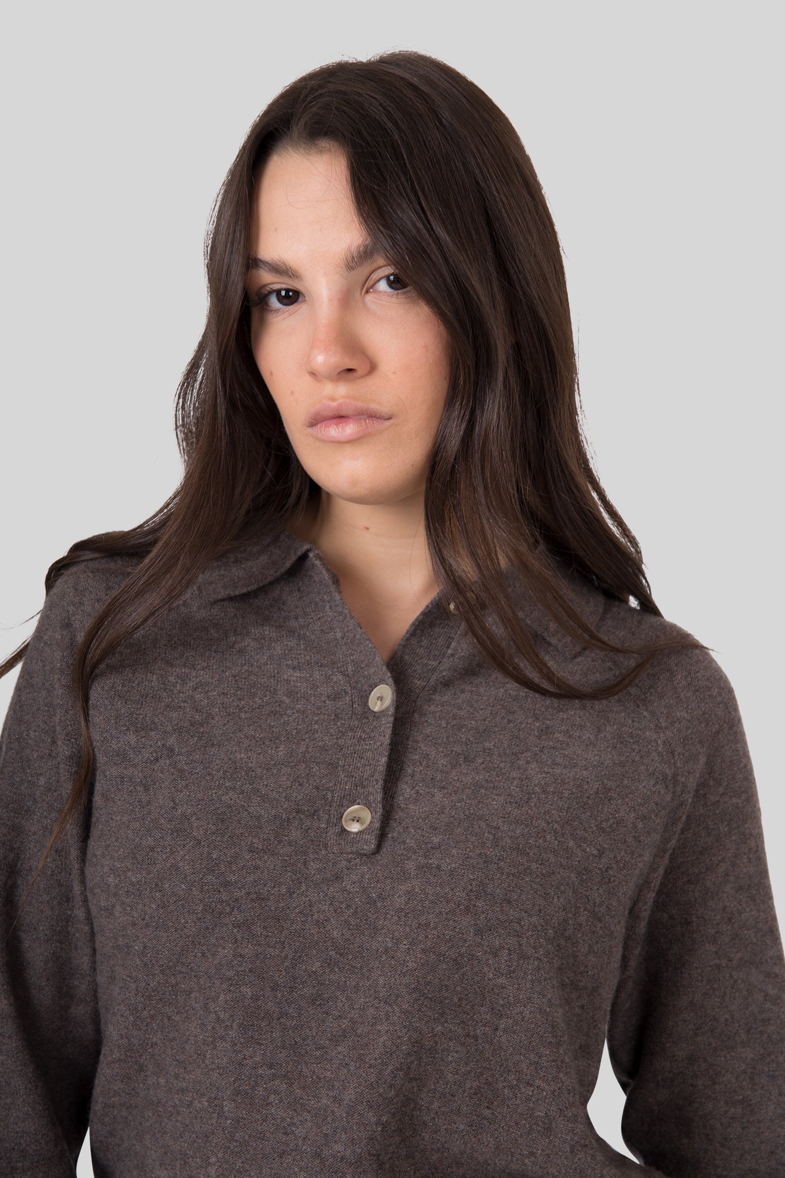 Absolut Cashmere Maglia Milla Taupe Donna - 2