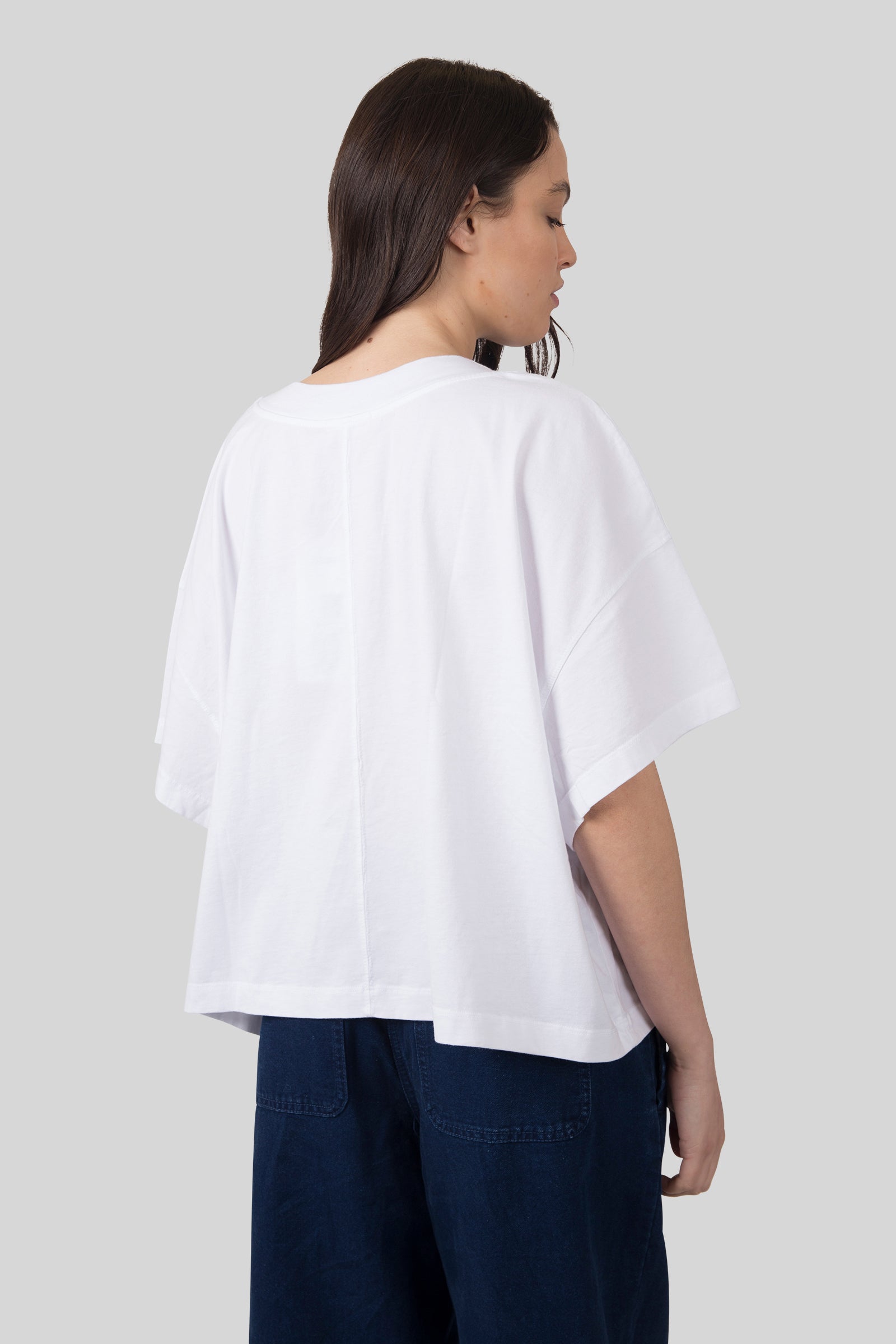 American Vintage T-shirt Gixy Bianco Donna - 5