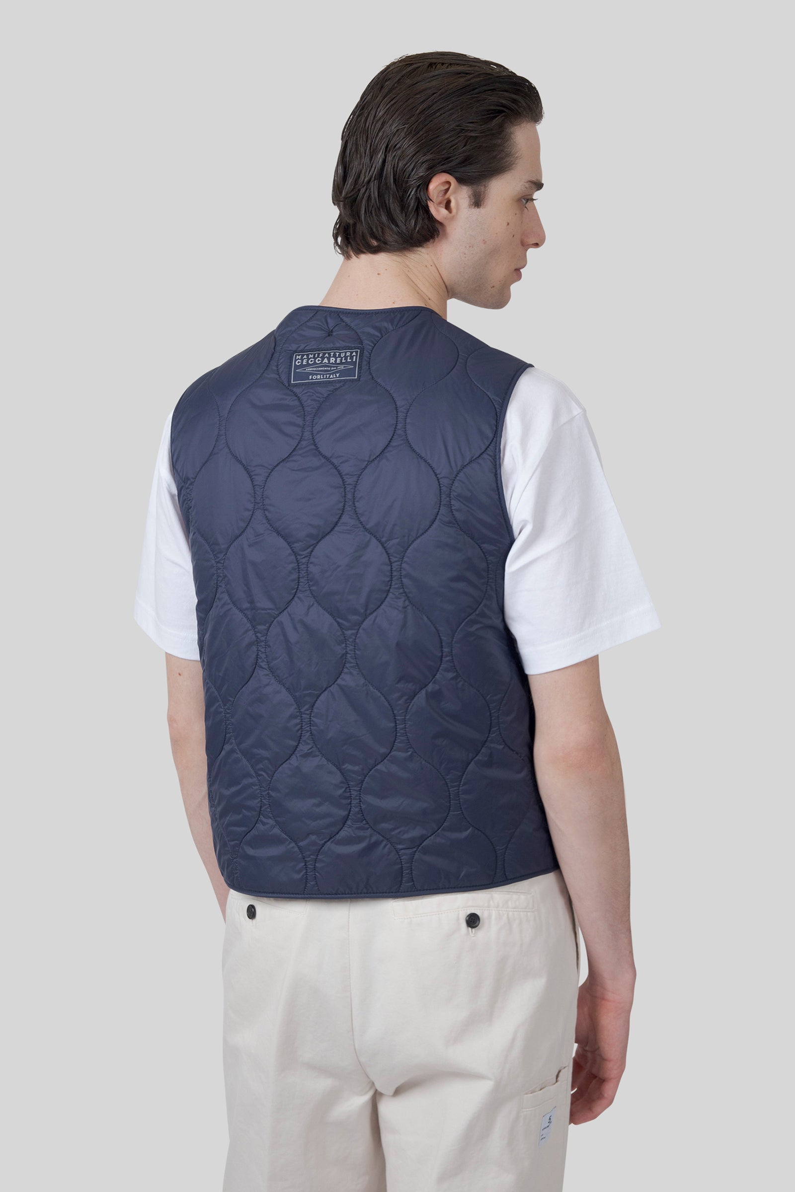 Manifattura Ceccarelli All Season Vest Blu/cobalto Uomo - 4