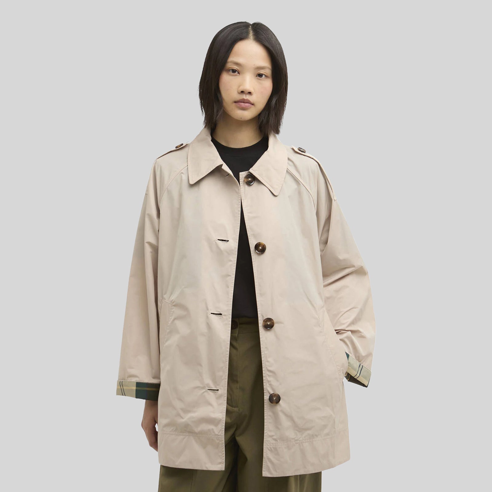 Barbour Impermeabile Maggie Cipria Donna - 7