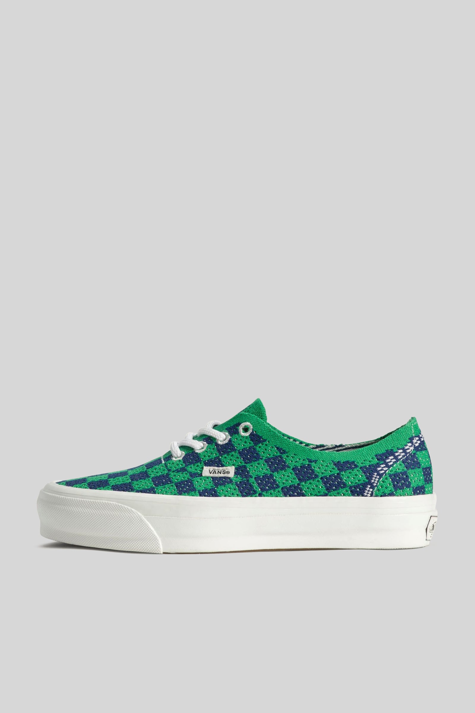 Vans "off The Wall" Sneaker Premium Authentic Checkerboard Blu/verde Unisex - 1