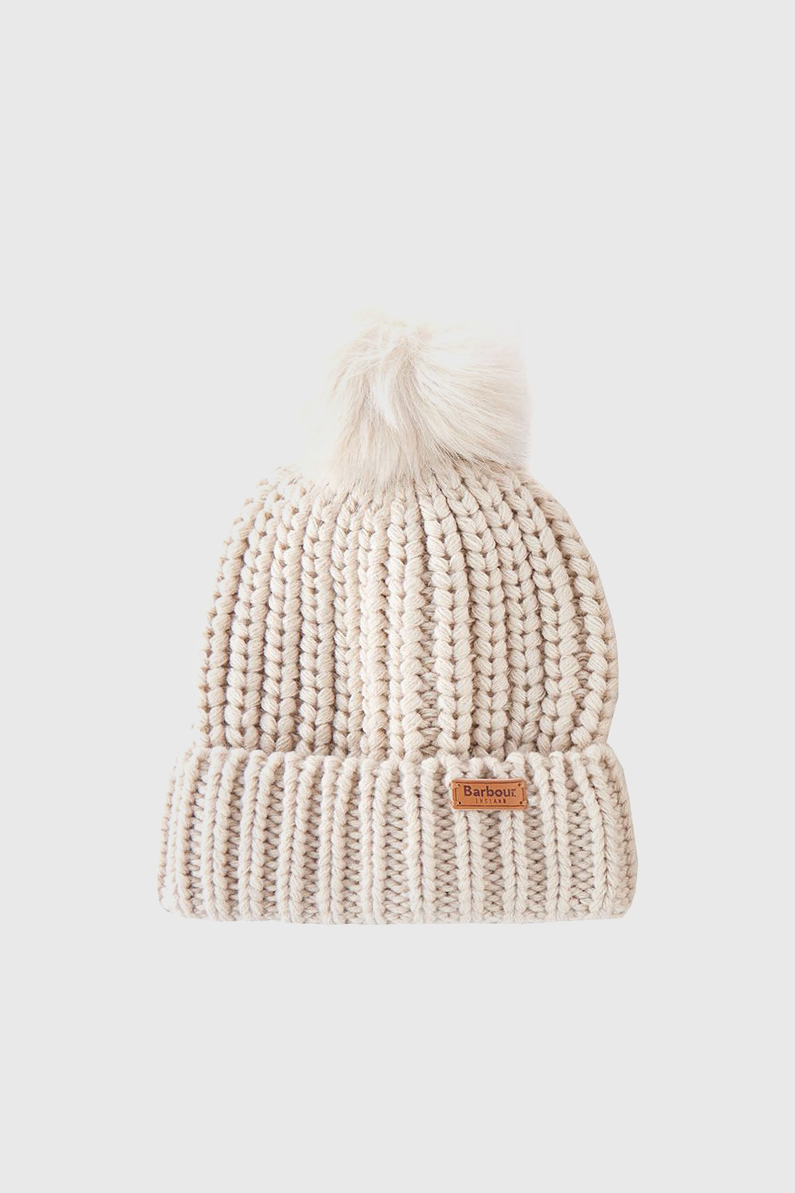 Barbour Saltburn Beanie & Scarf Set Perla Donna - 3