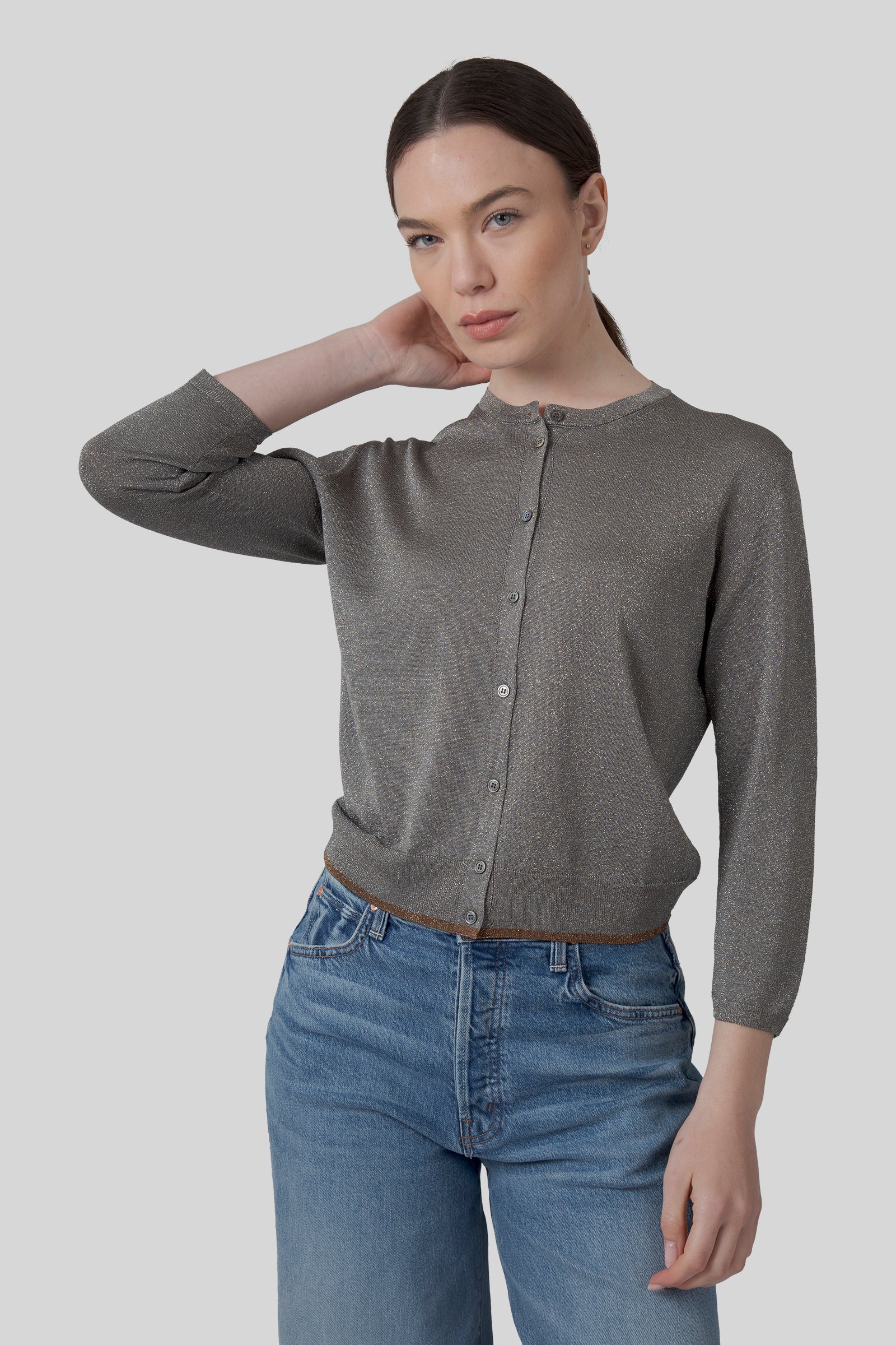 Lurex Cardigan - 1