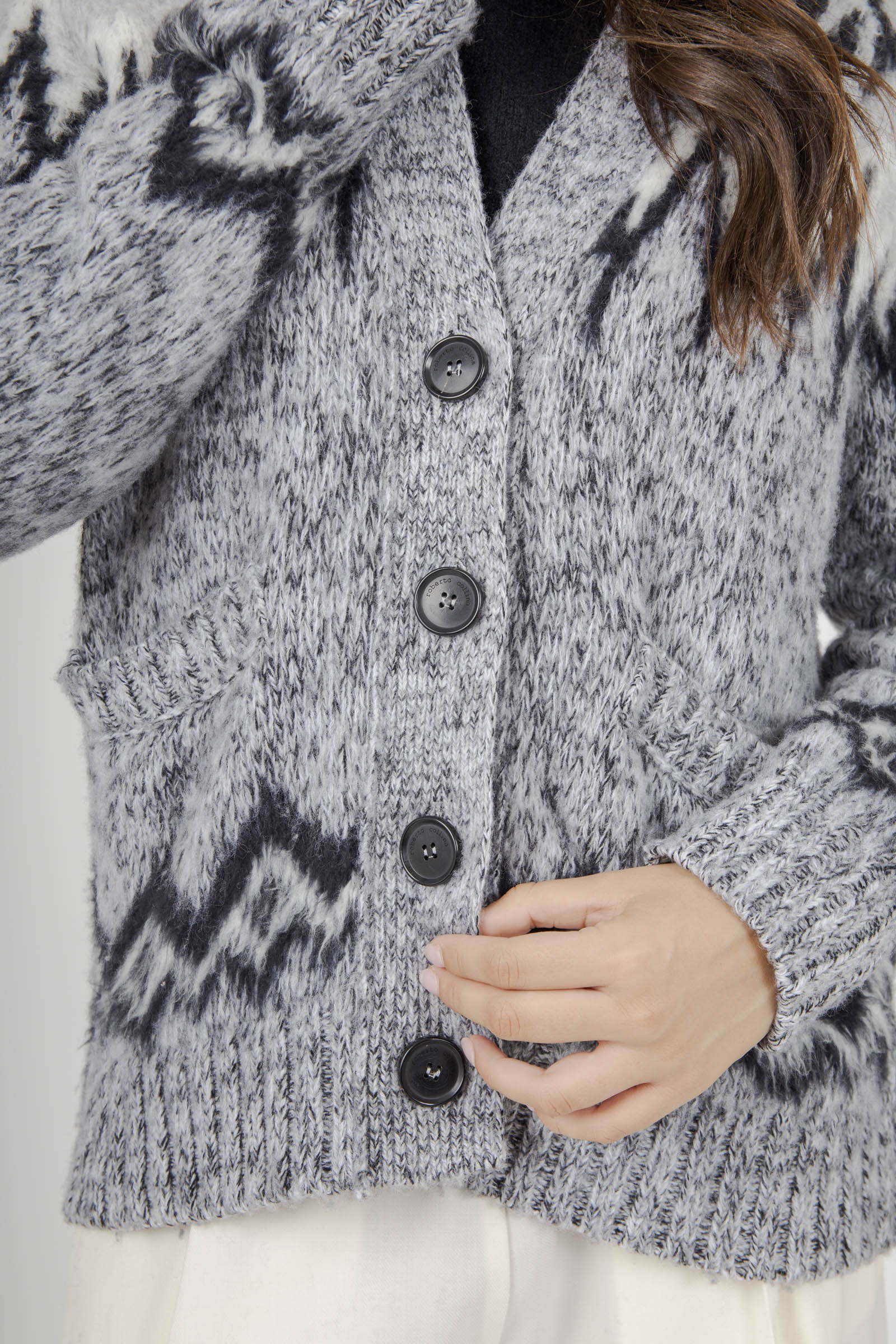 Jacquard Cardigan - 4