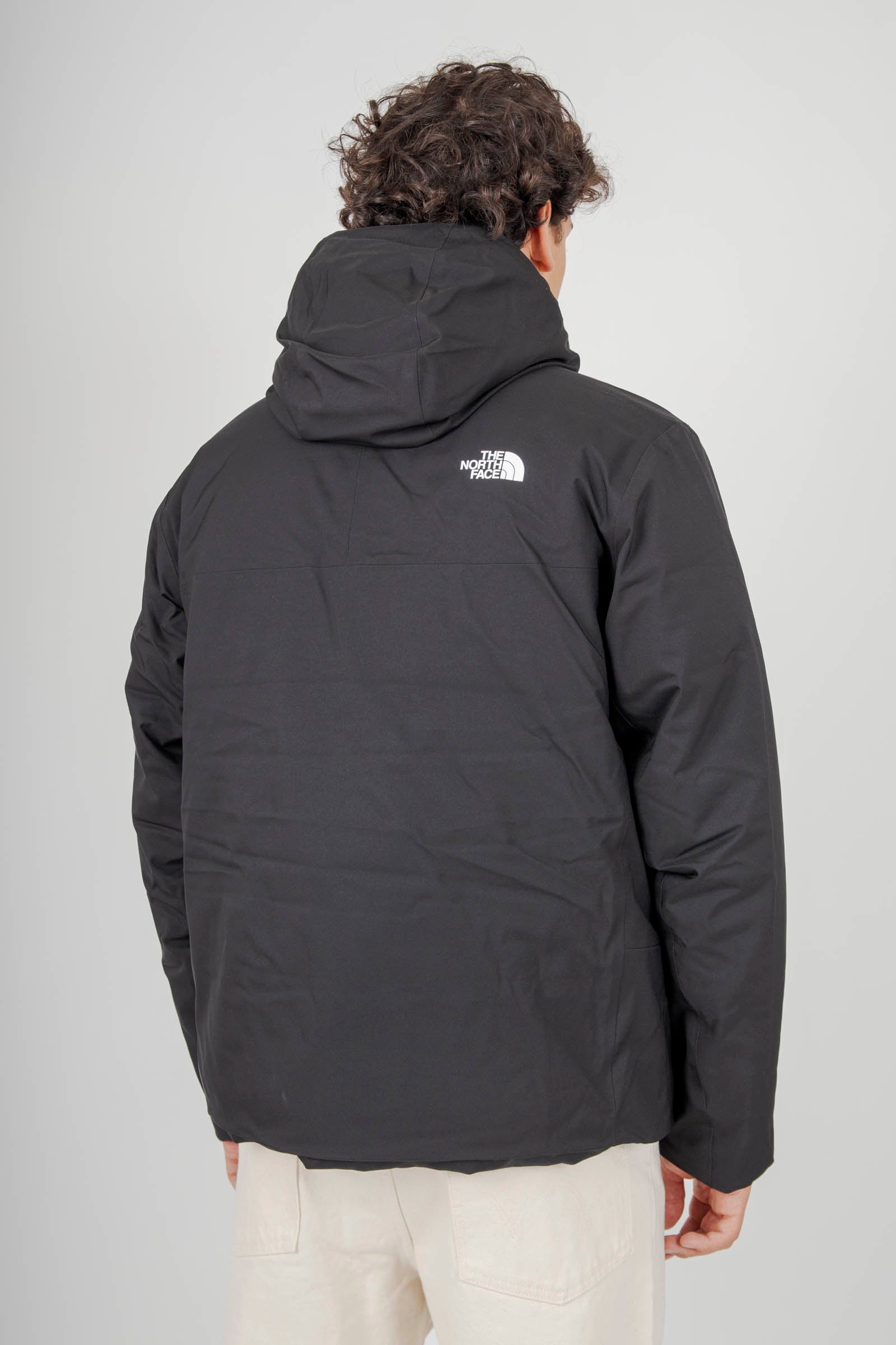 The North Face Tnf Range Down Hooded Jacket Nero Uomo - 5