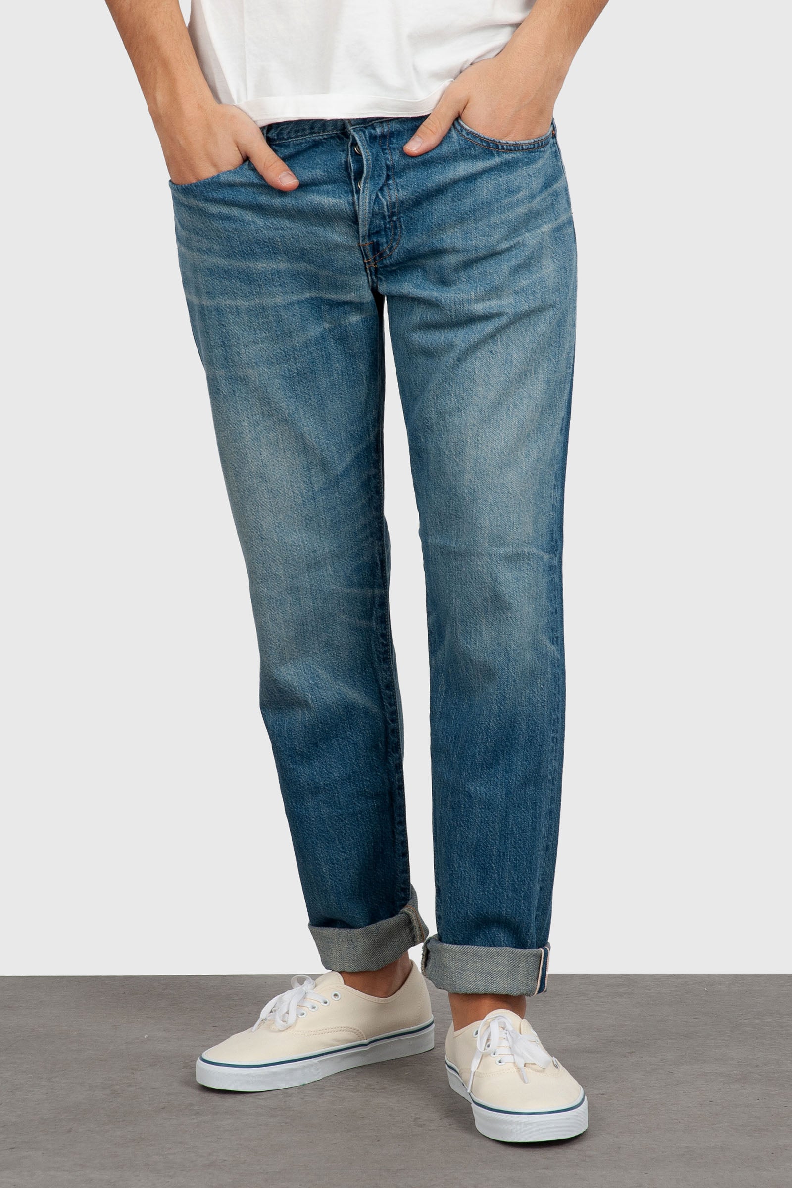 Edwin Jeans Regular Tapered Japan Blu Chiaro Uomo - 1