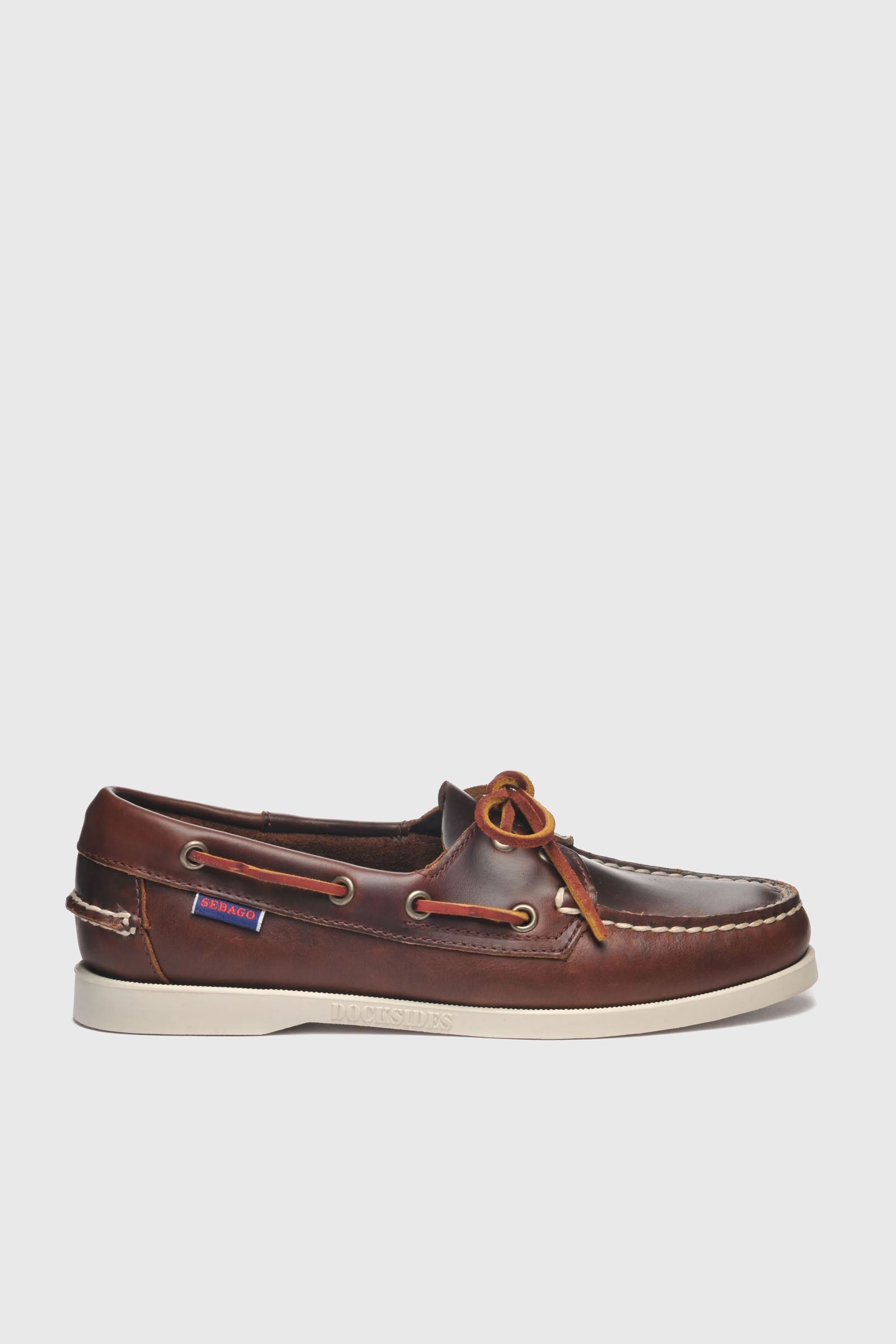 Sebago Docksides Portland Waxed Woman Marrone Donna - 1