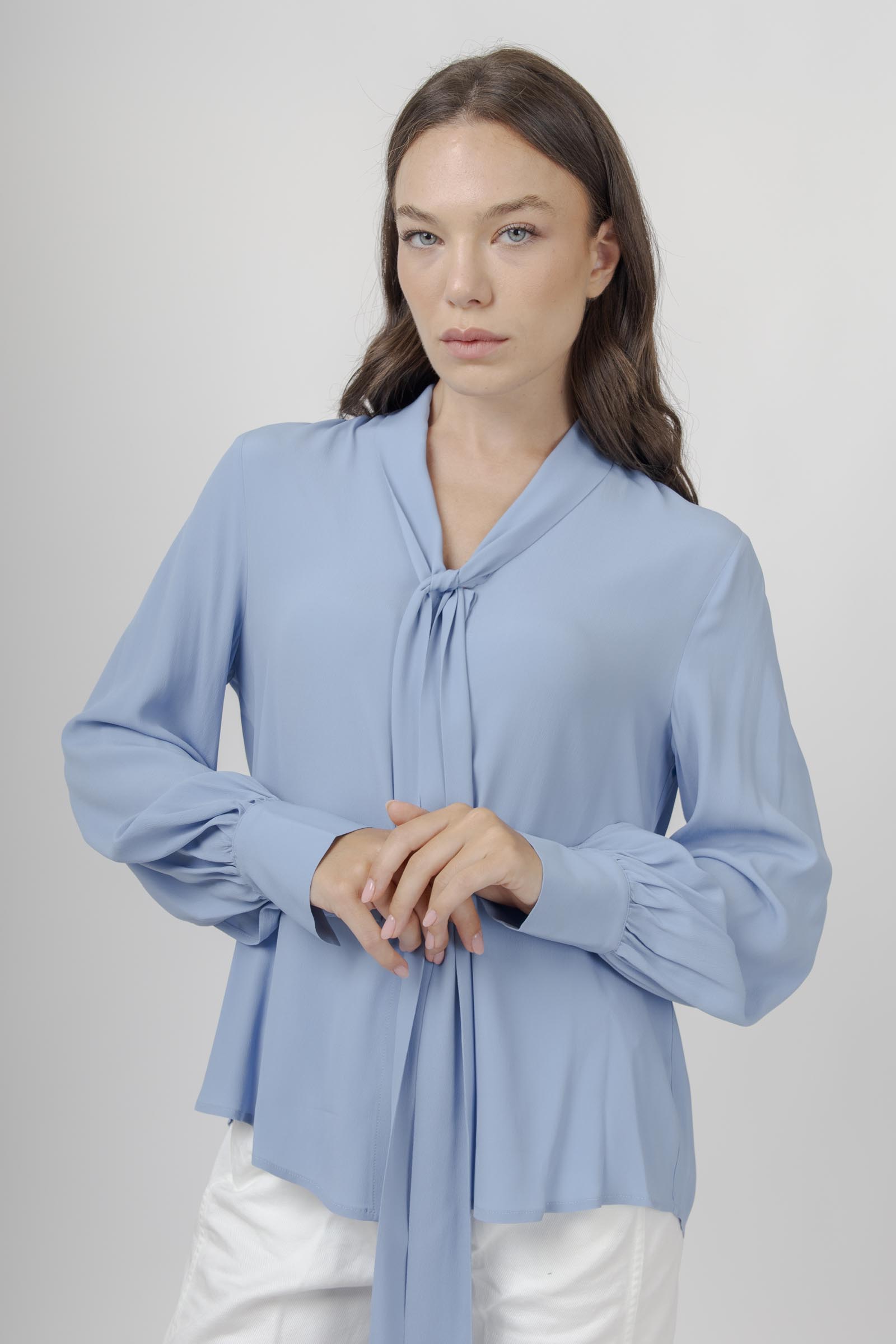 Semicouture Camicia Christine Celeste Donna - 4