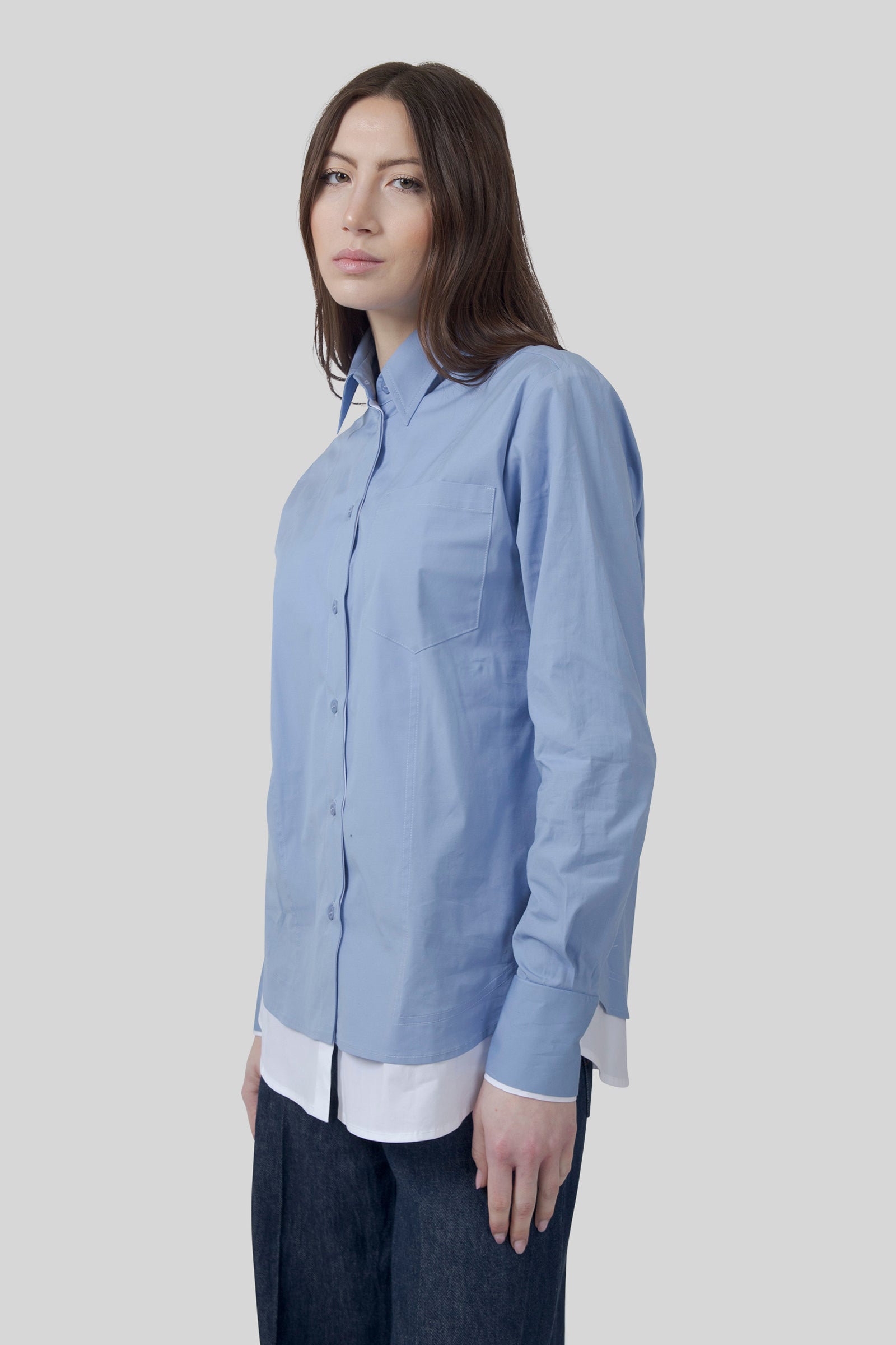 Semicouture Camicia Eleonora Azzurro Donna - 7