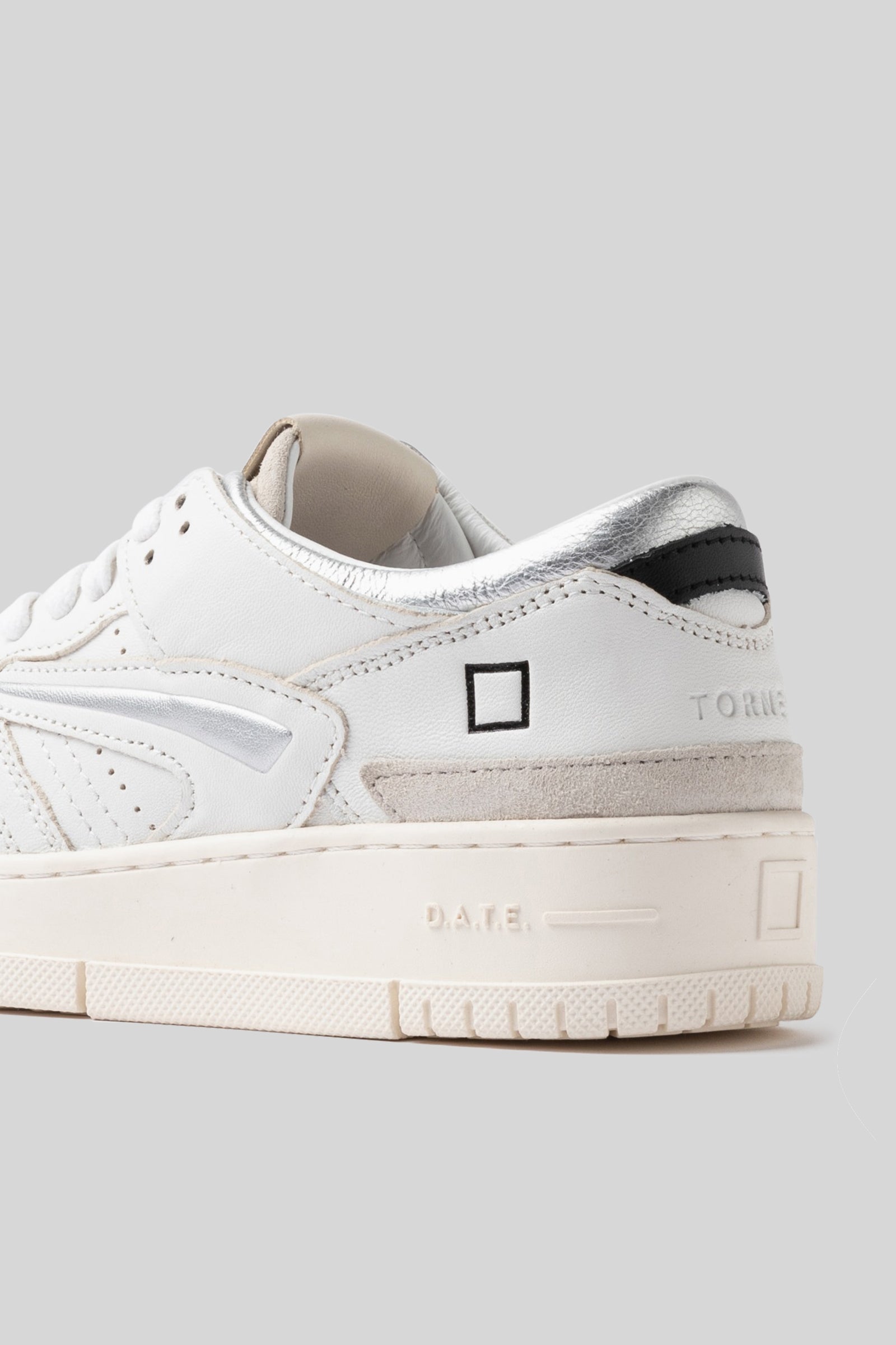 D.a.t.e. Sneaker Torneo Shiny Bianco/argento Donna - 2