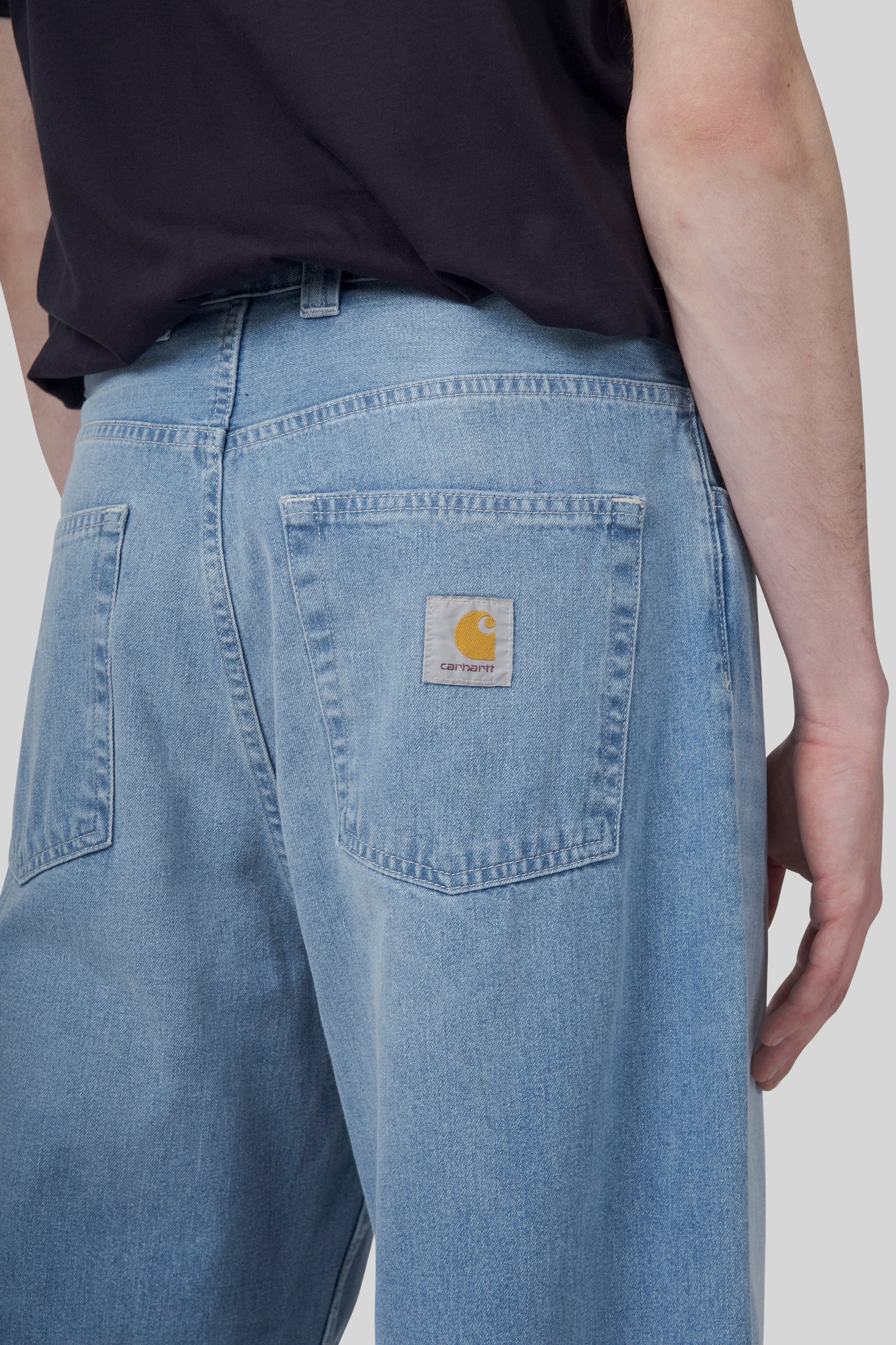 Carhartt Wip Jeans Brandon Blu Chiaro Uomo - 2