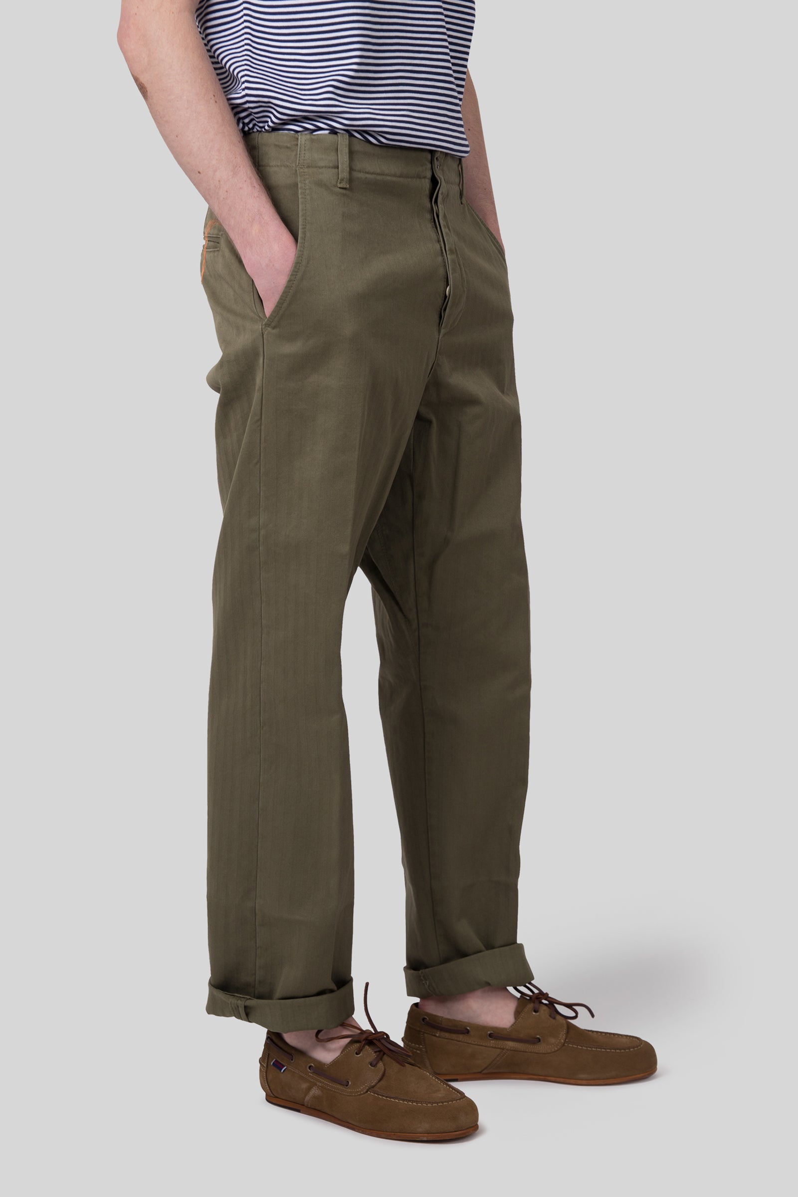 Fortela Pantalone Hector Verde Uomo - 1