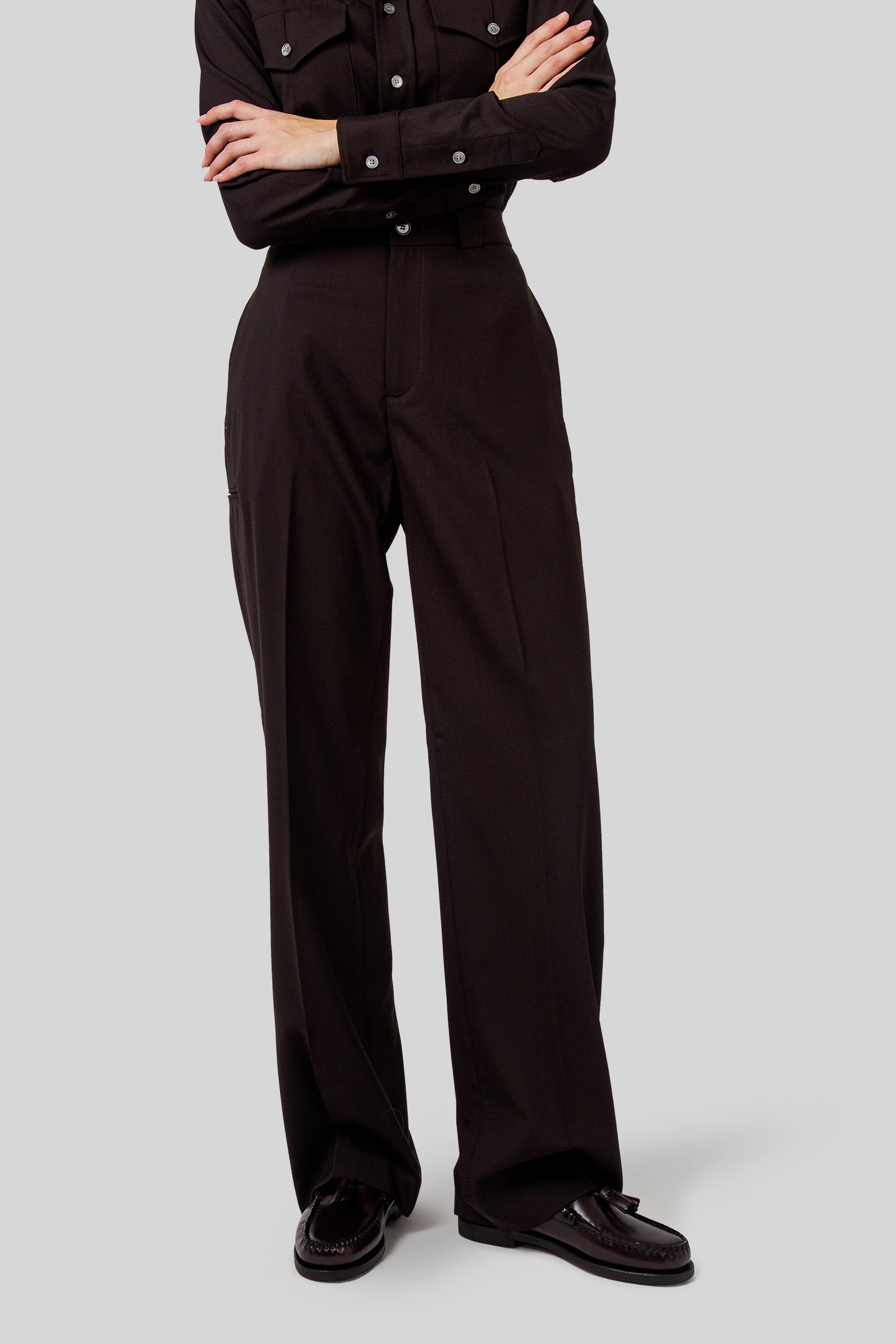 Department Five Pantalone Palazzo Notes Testa Di Moro Donna - 3