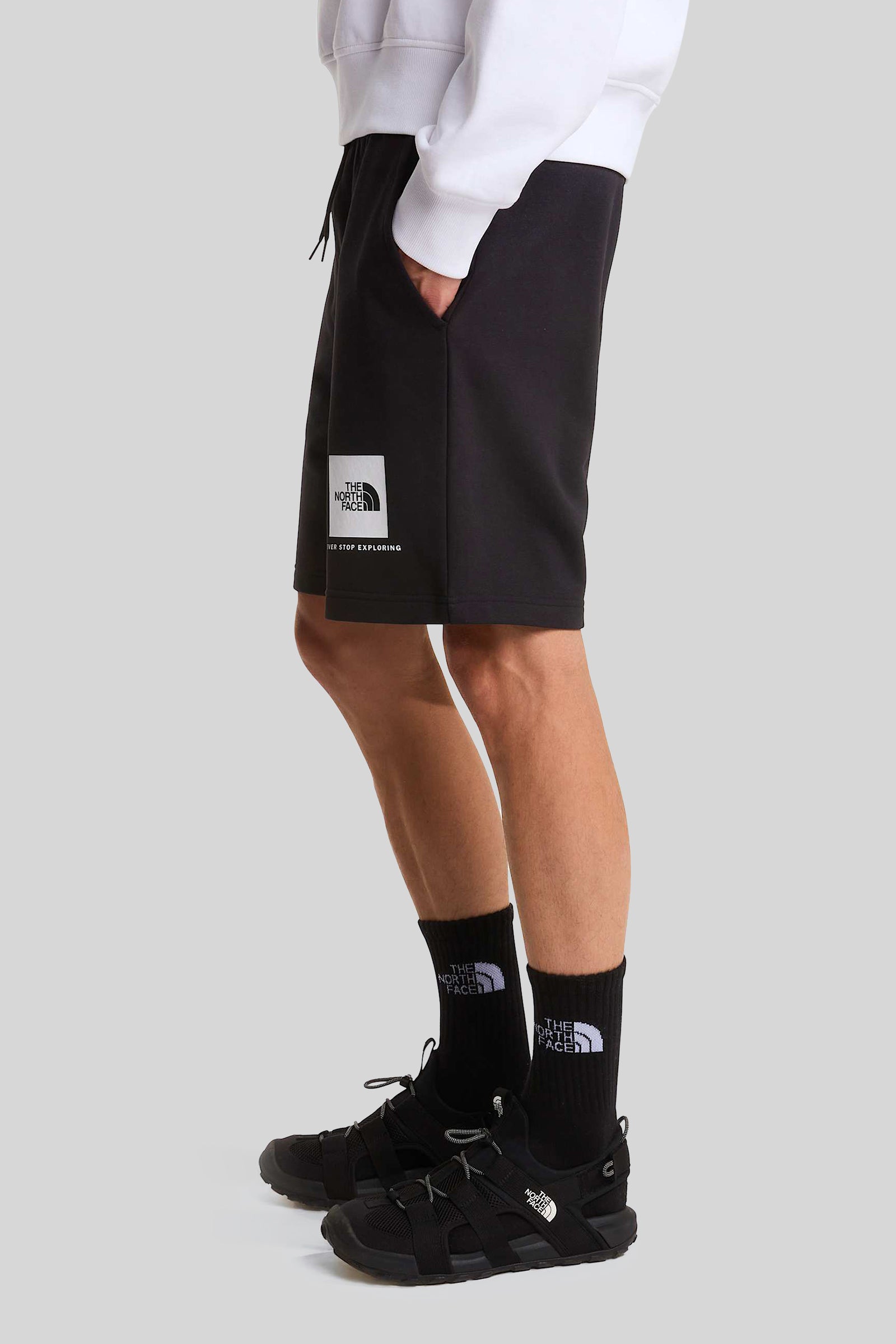 The North Face Shorts Nse Box Light Regular Nero Uomo - 4