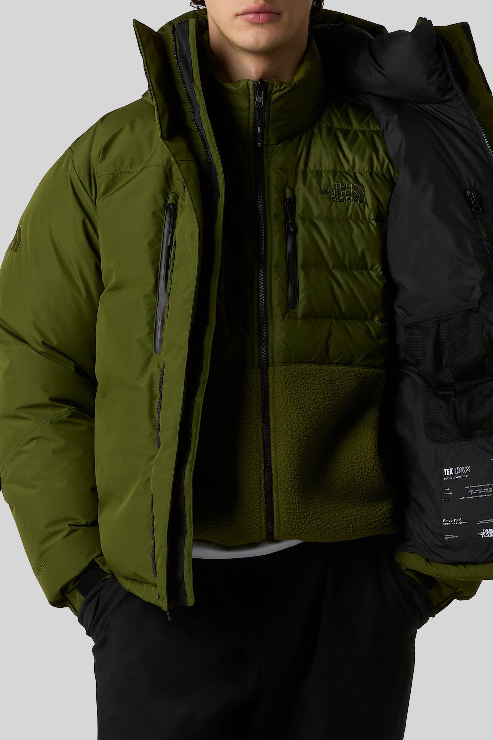 The North Face Rmst Gtx Himalayan Tek Down Jacket Verde Uomo - 4