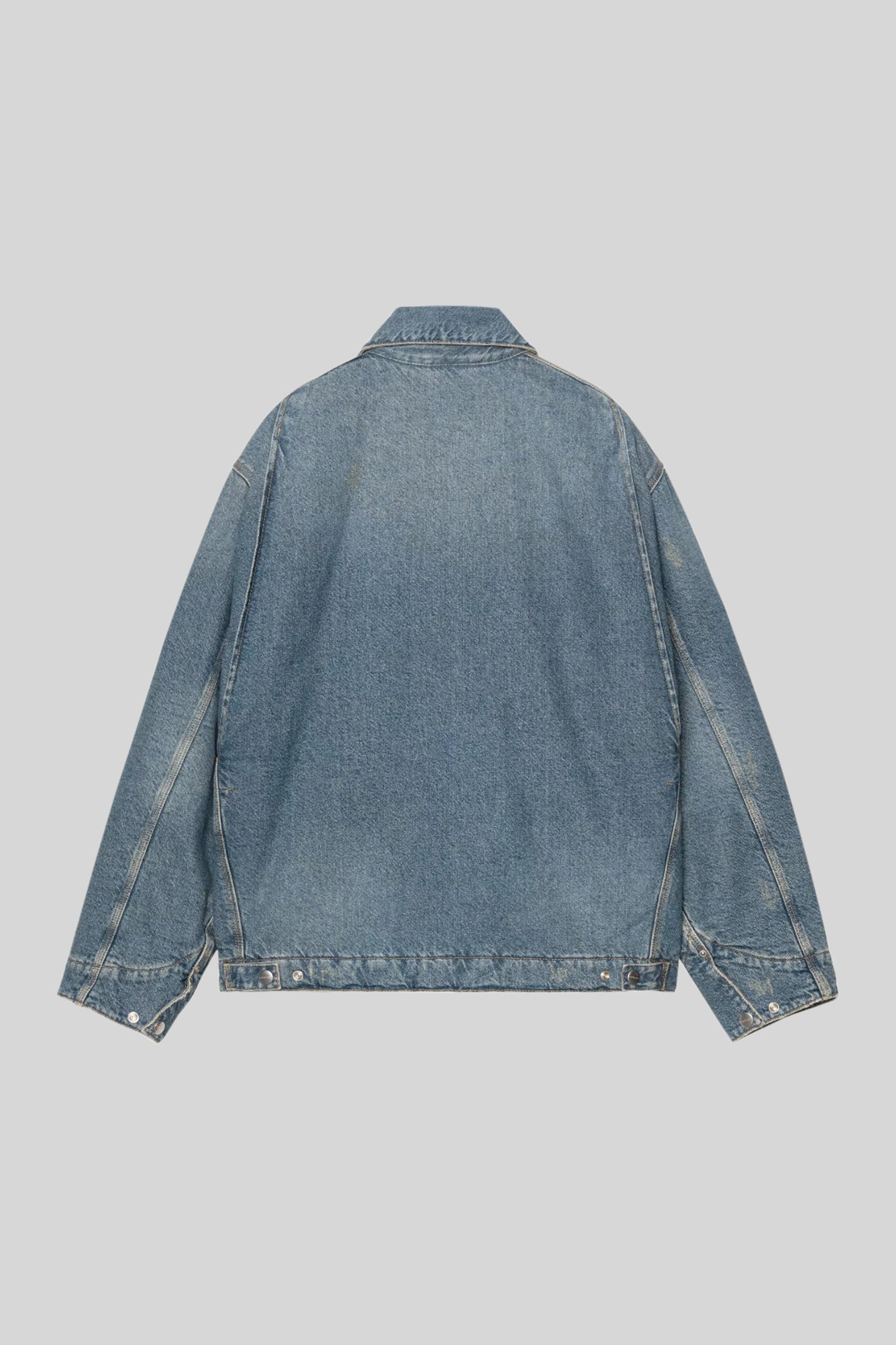 Carhartt Wip Og Detroit Jacket Blu Chiaro Donna - 3