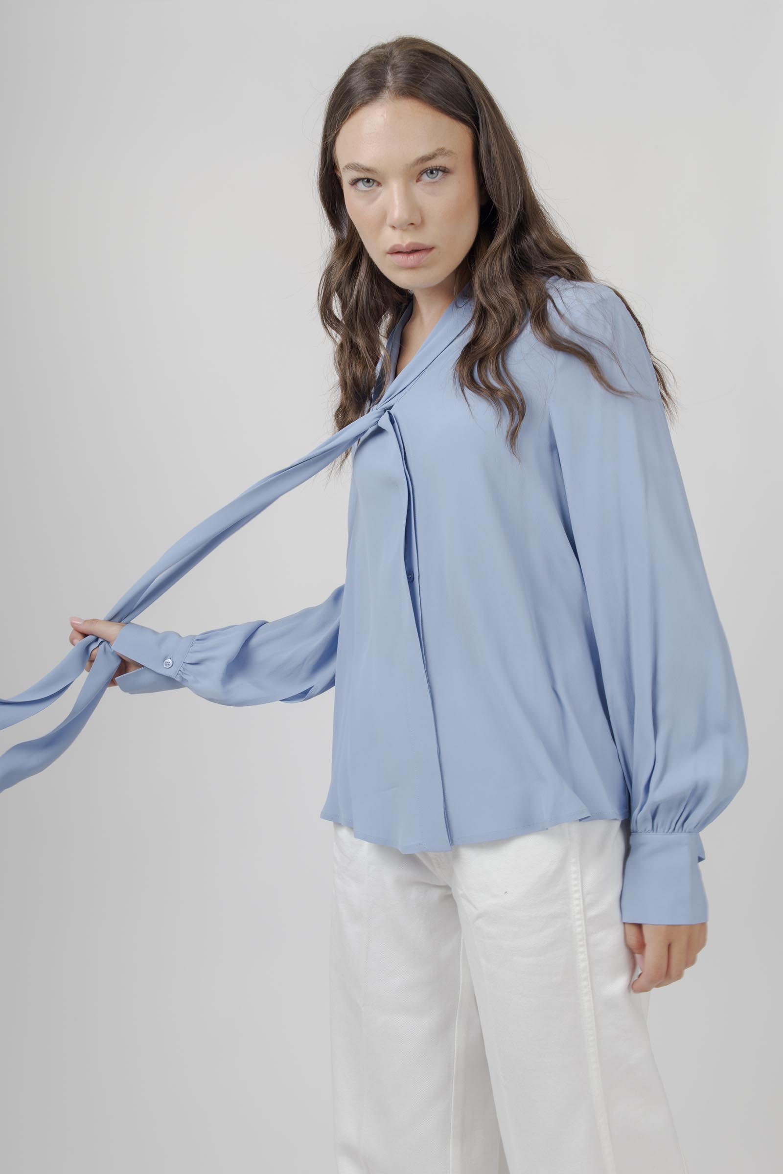 Semicouture Camicia Christine Celeste Donna - 1