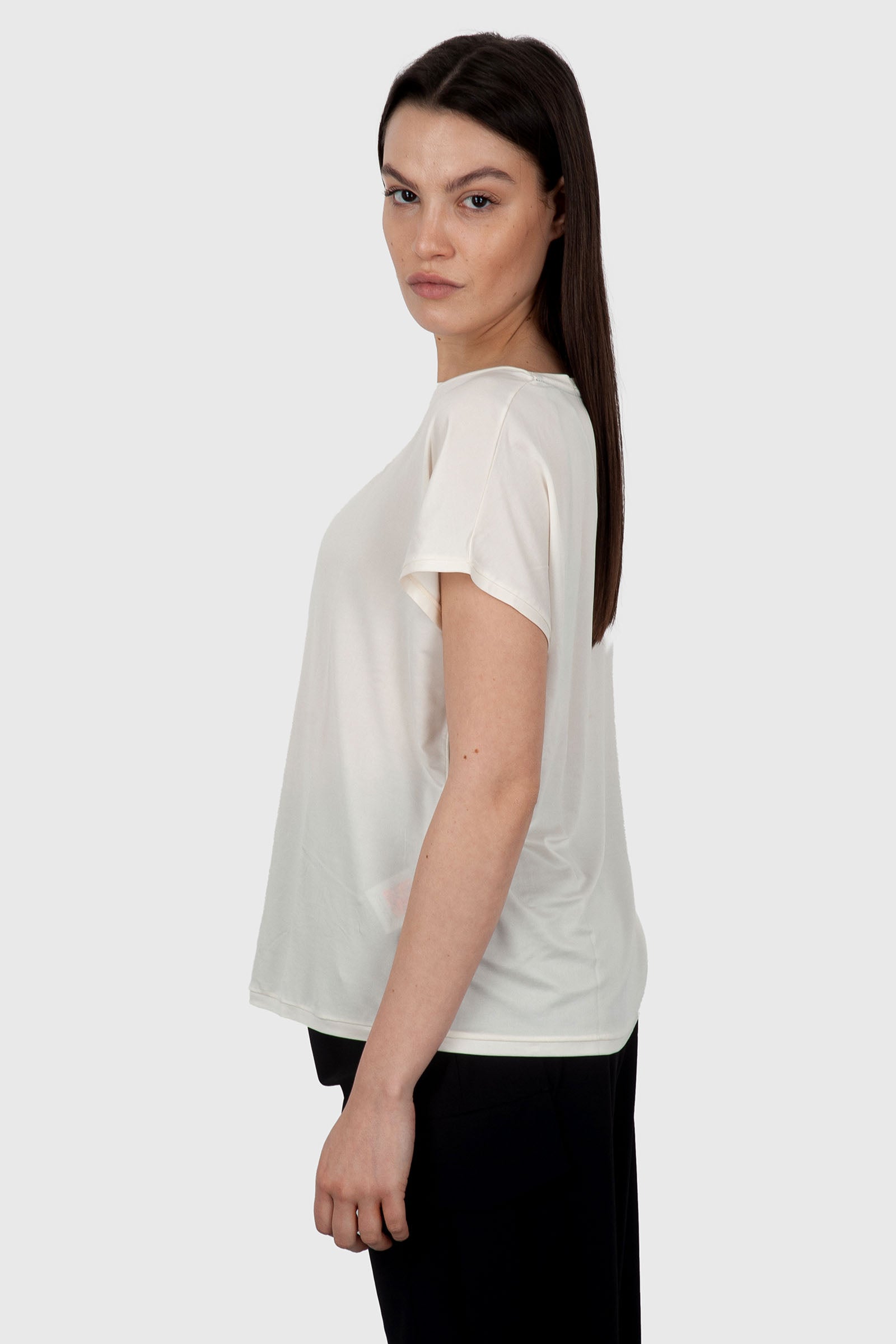 Rrd Cupro Square Wom Shirty Bianco Donna - 3