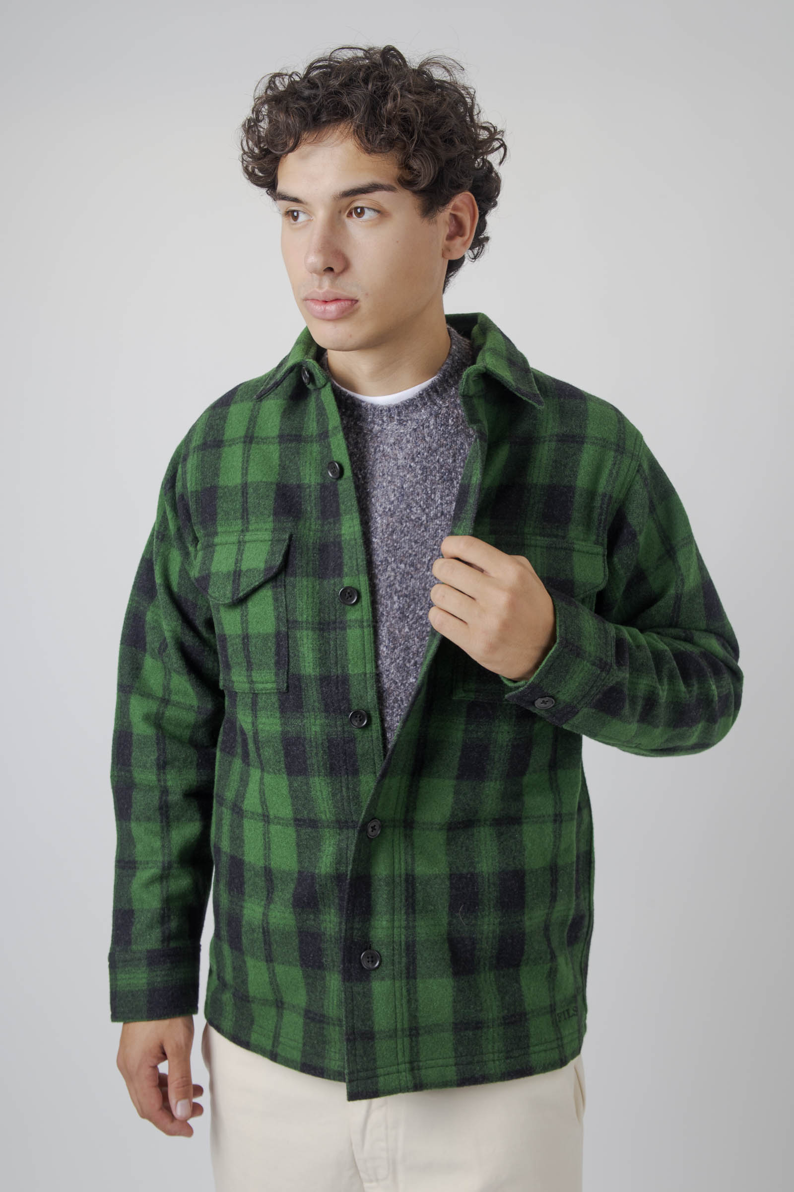 Filson Jac-shirt Verde/nero Uomo - 6