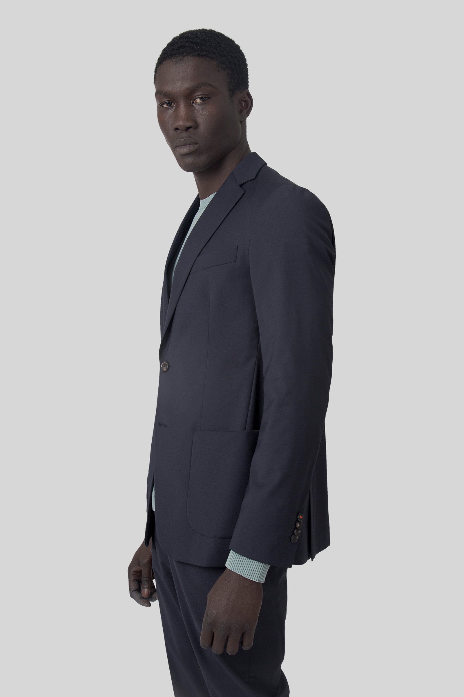 Rrd Summer Wooltech Blazer Blu Uomo - 5