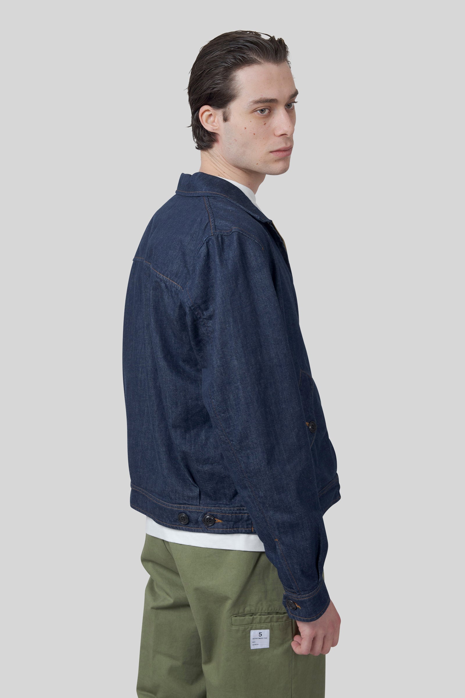 Manifattura Ceccarelli Denim Blazer Coat Indigo Uomo - 2