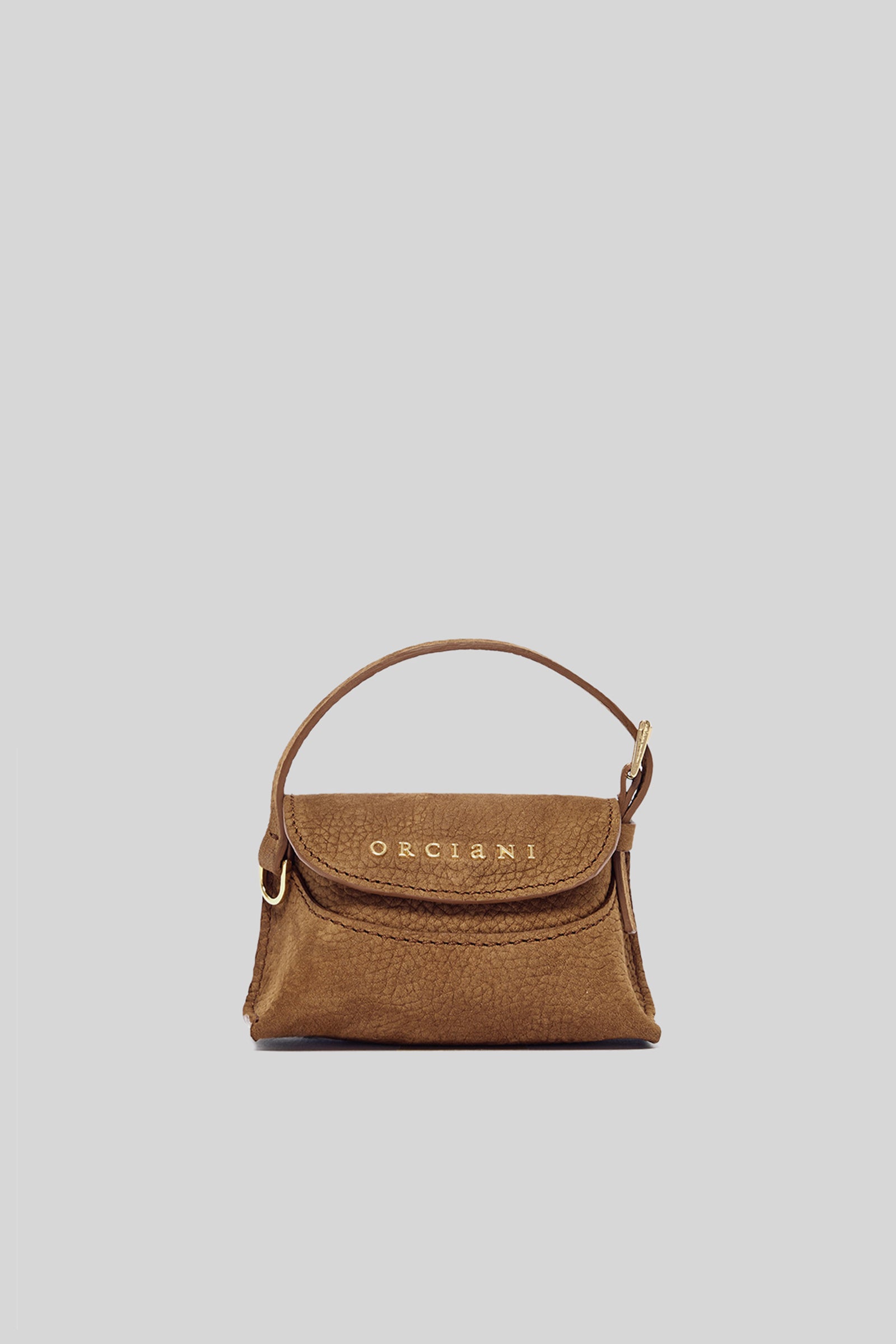 Orciani Charm Mini Nana In Nabuk Cuoio Donna - 1