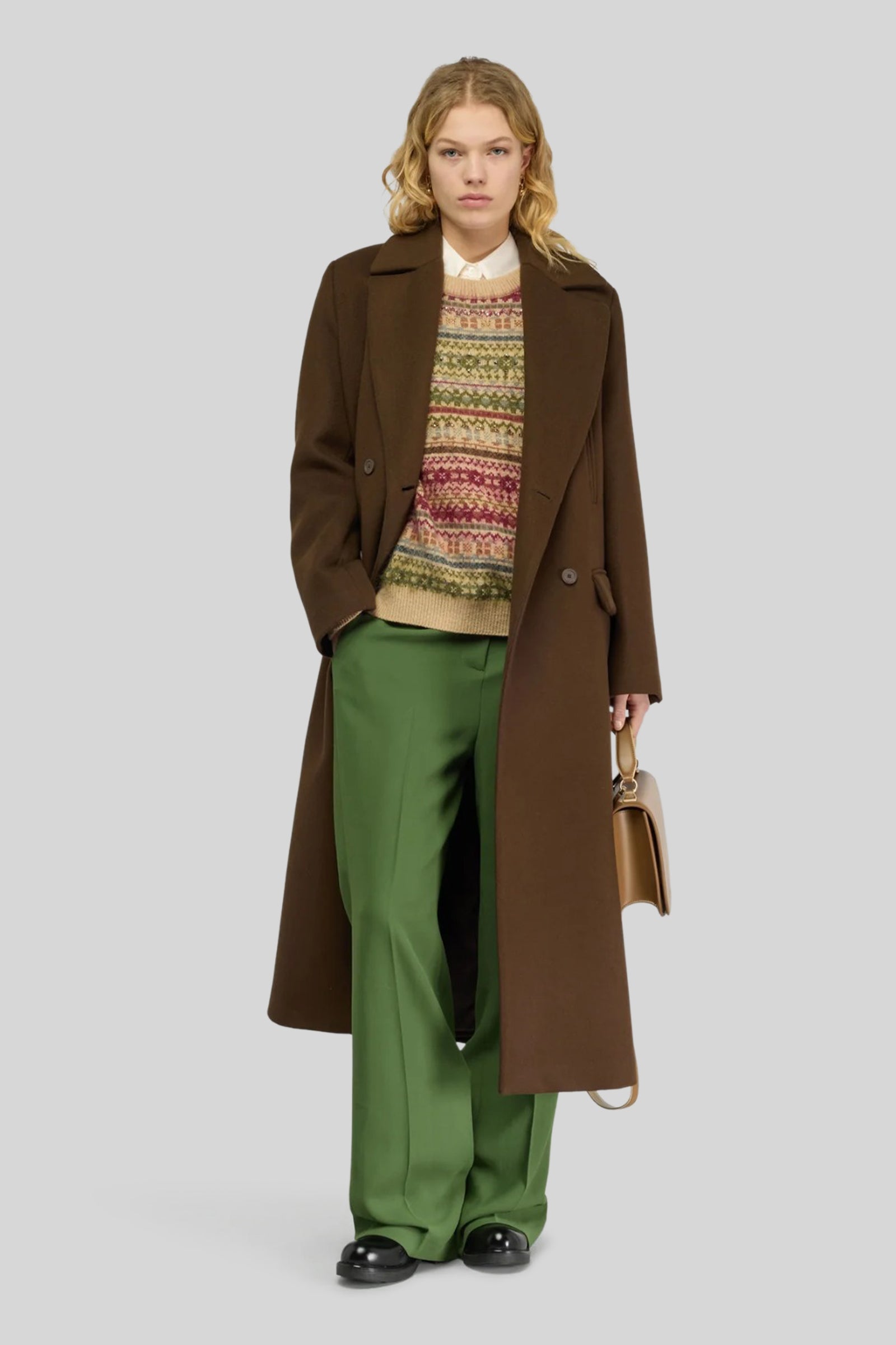 Semicouture Maglia Inez Beige Donna - 4