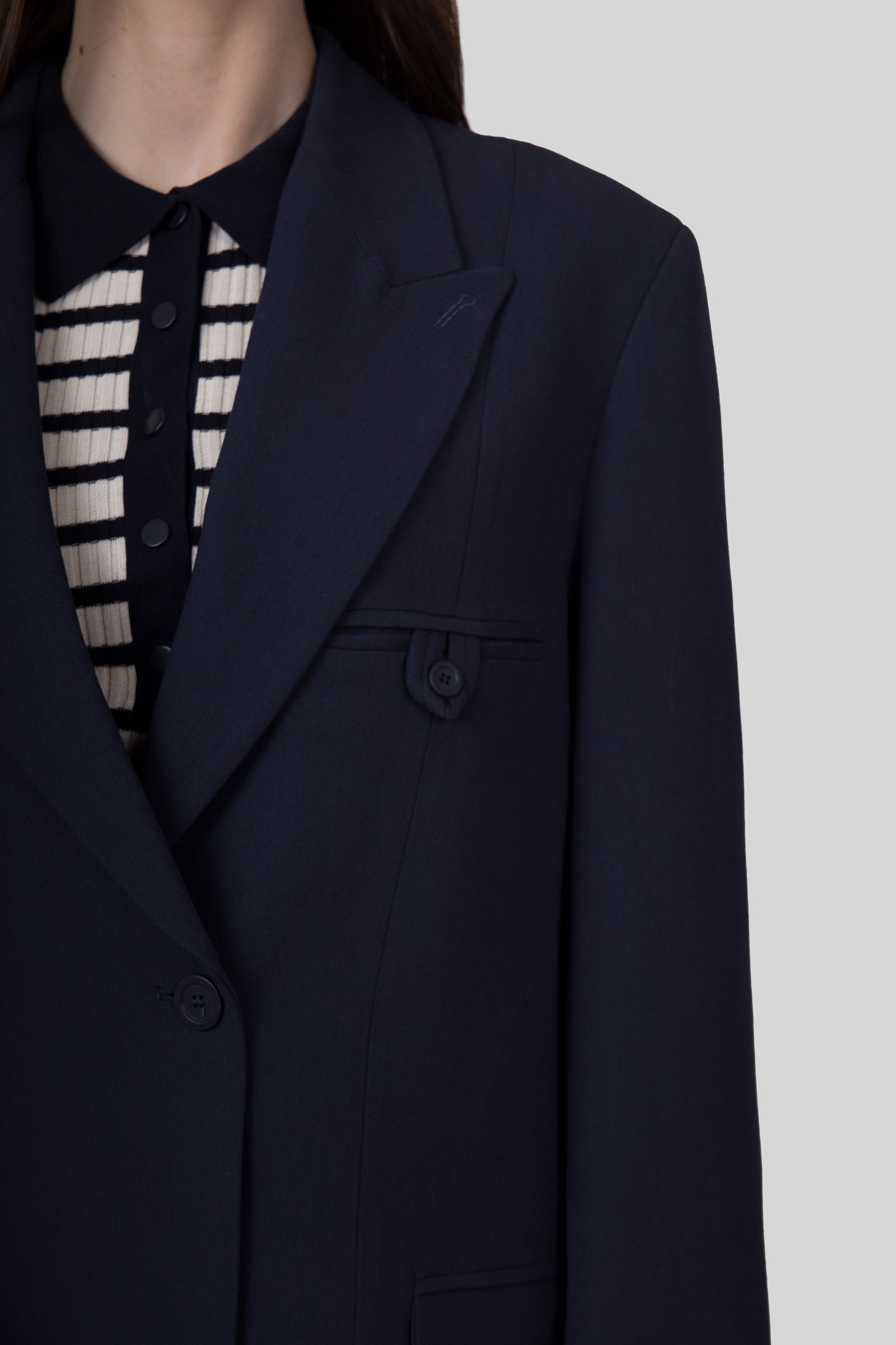 Semicouture Giacca Soledad Blu Donna - 4