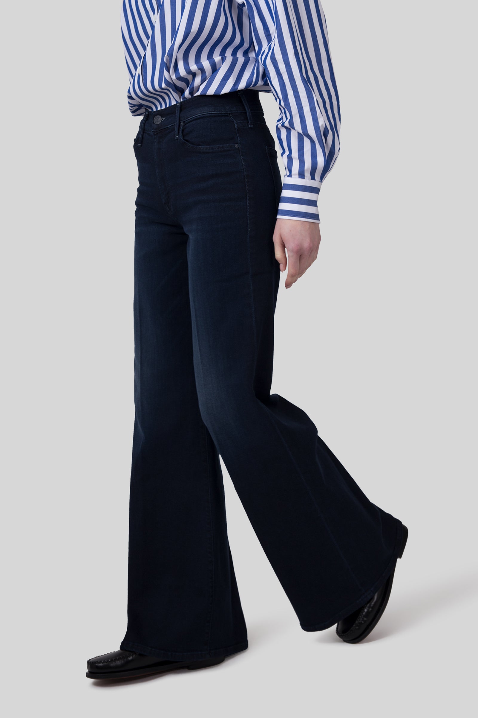 Mother Jeans The Twister Sneak Blu Scuro Donna - 6