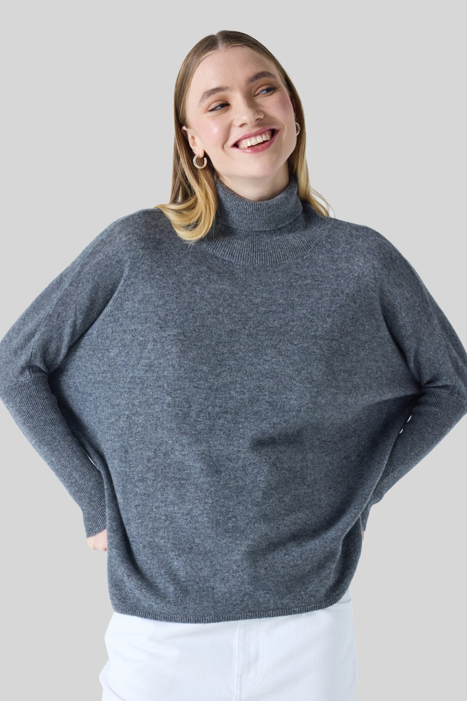 Absolut Cashmere Maglia Clara Grigio Donna - 3
